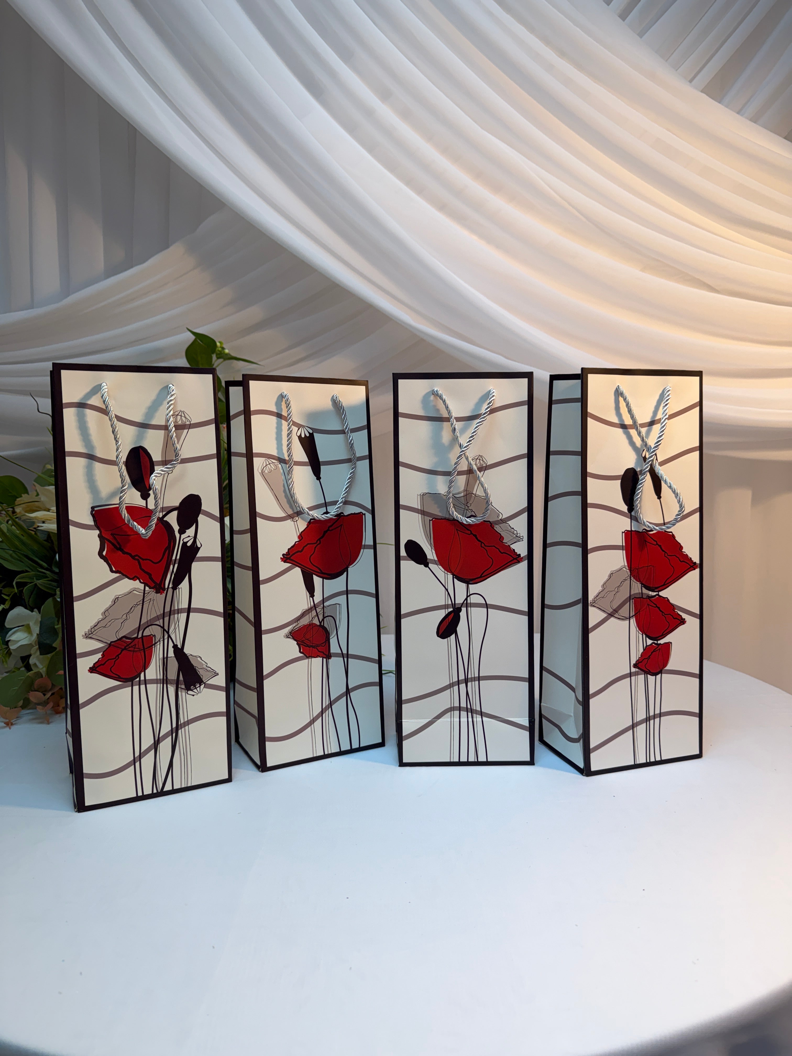 Pungi cadou sticla 12/set