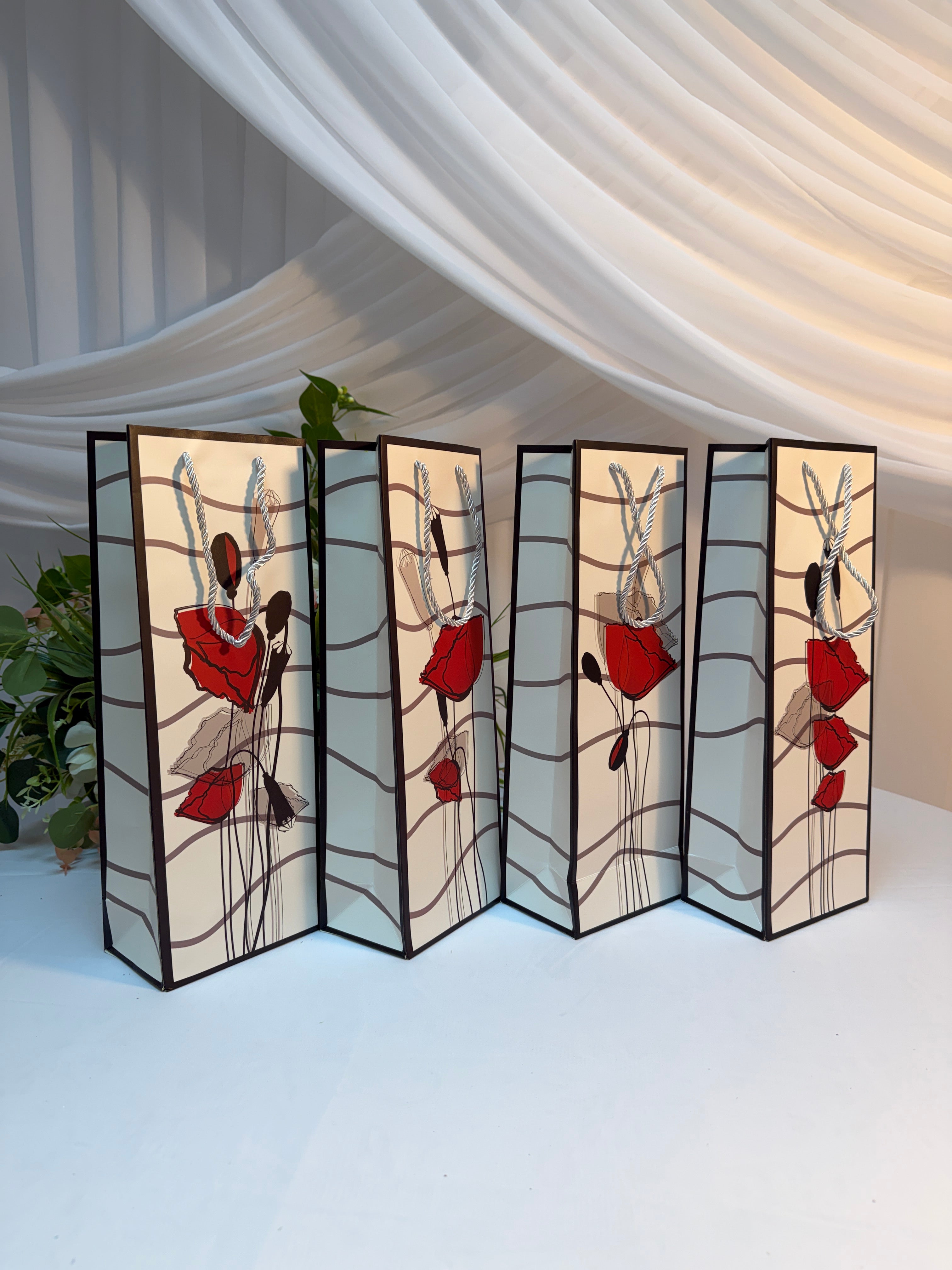 Pungi cadou sticla 12/set