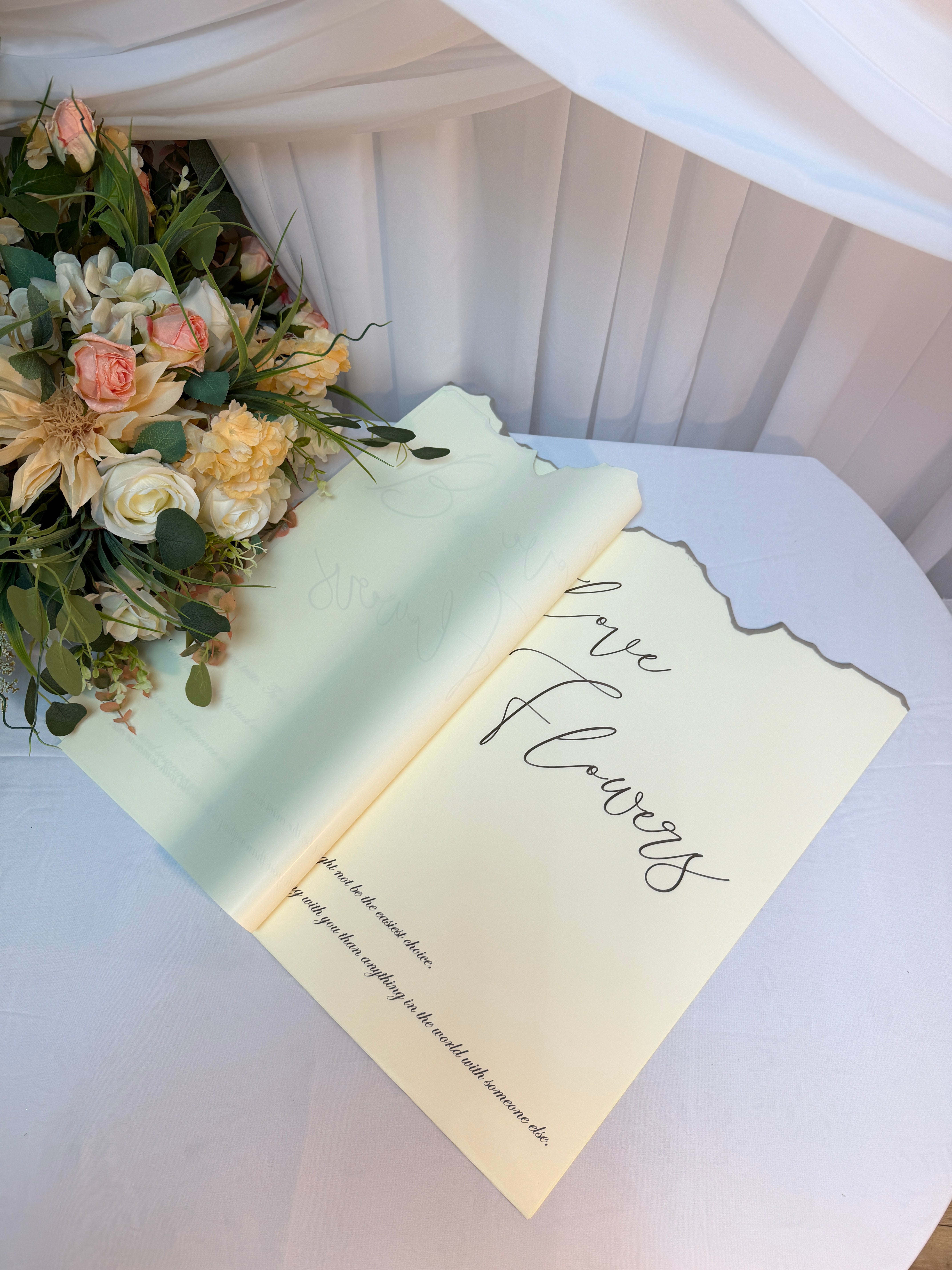 Ambalaj Flori 20/set Arse Pe O Margine Crem