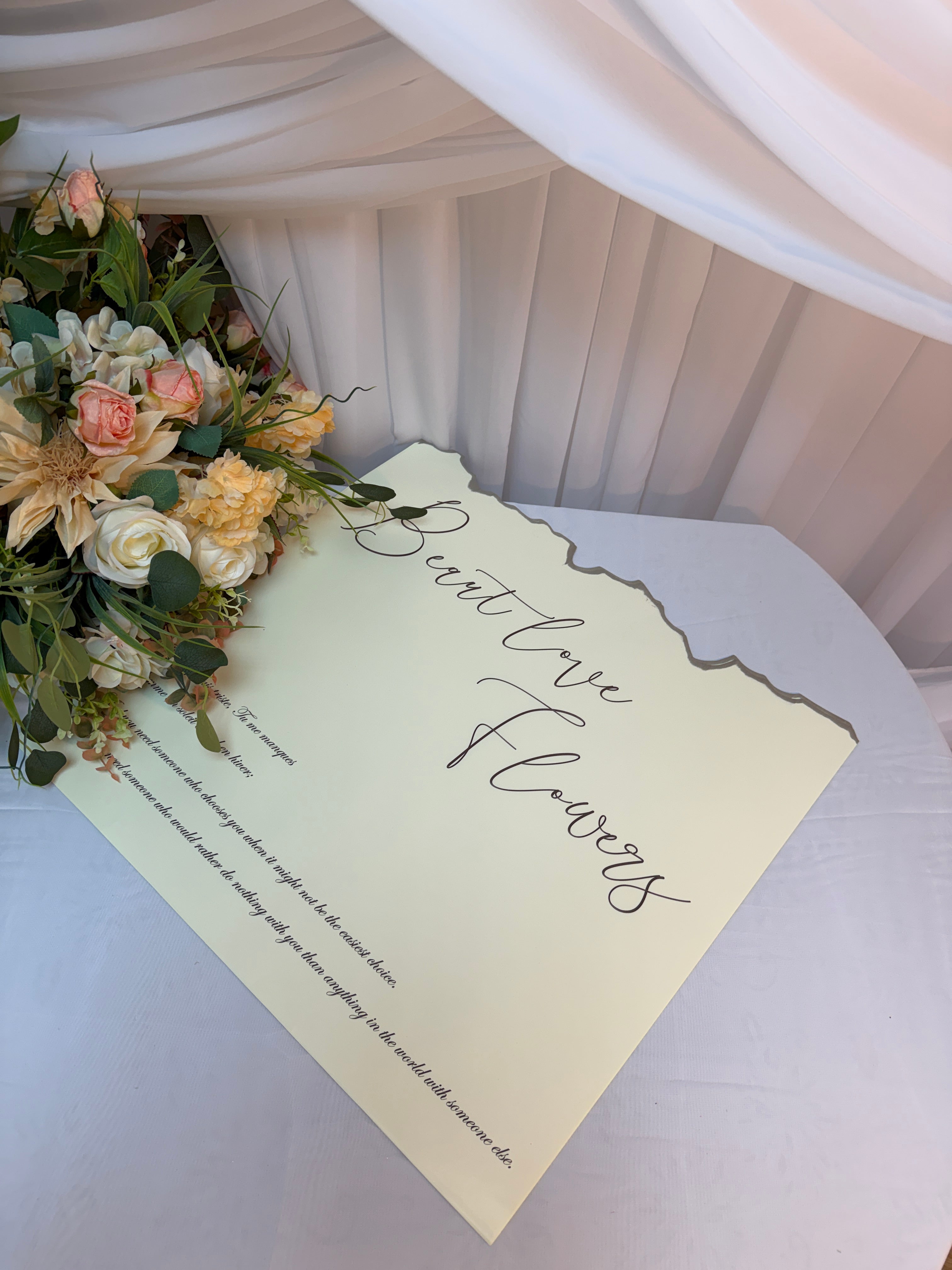 Ambalaj Flori 20/set Arse Pe O Margine Crem