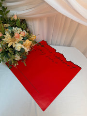 Ambalaj Flori 20/set Arse Pe O Margine Rosu