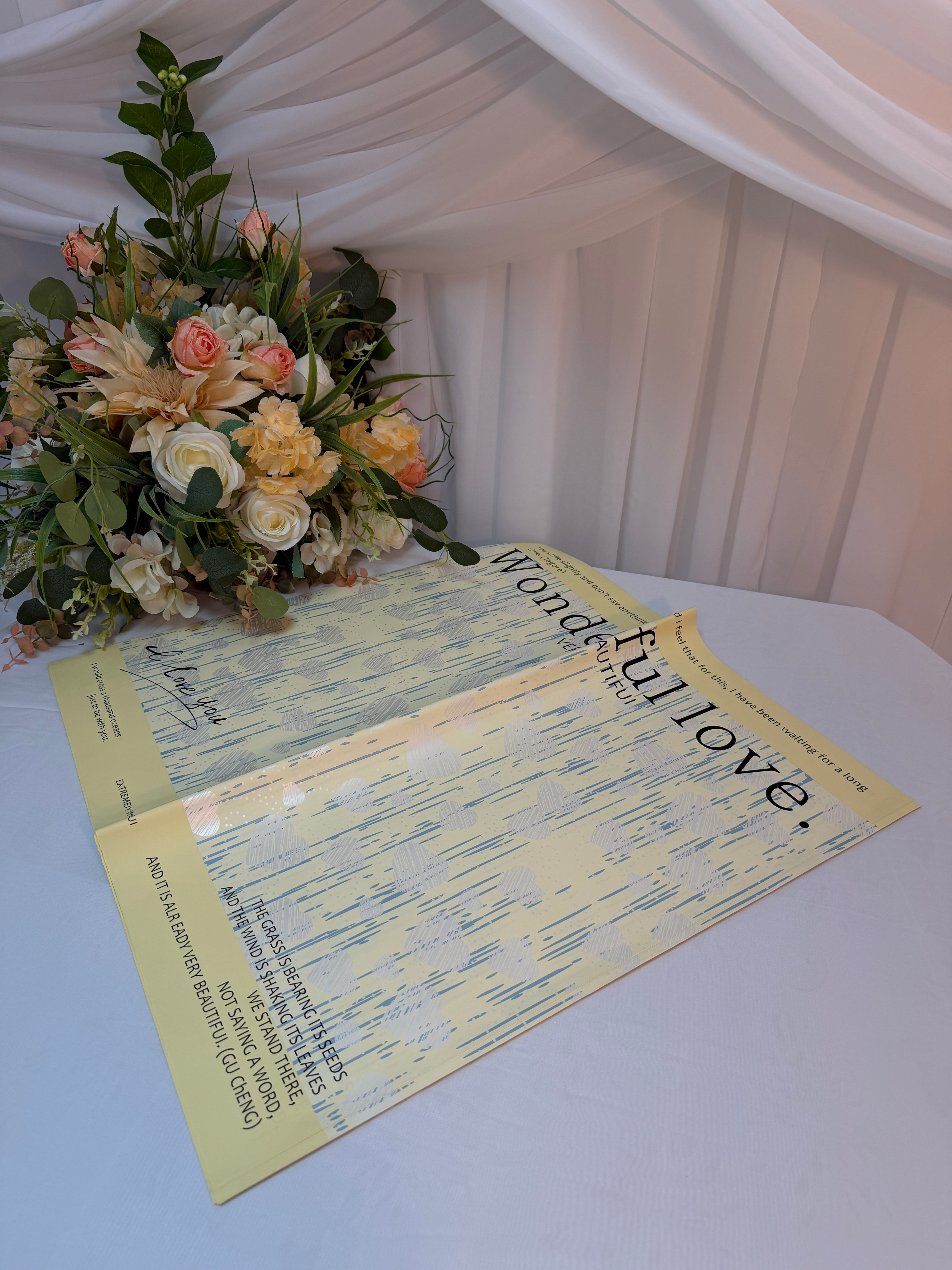 Ambalaj Flori 20/set "Wonderful Love"