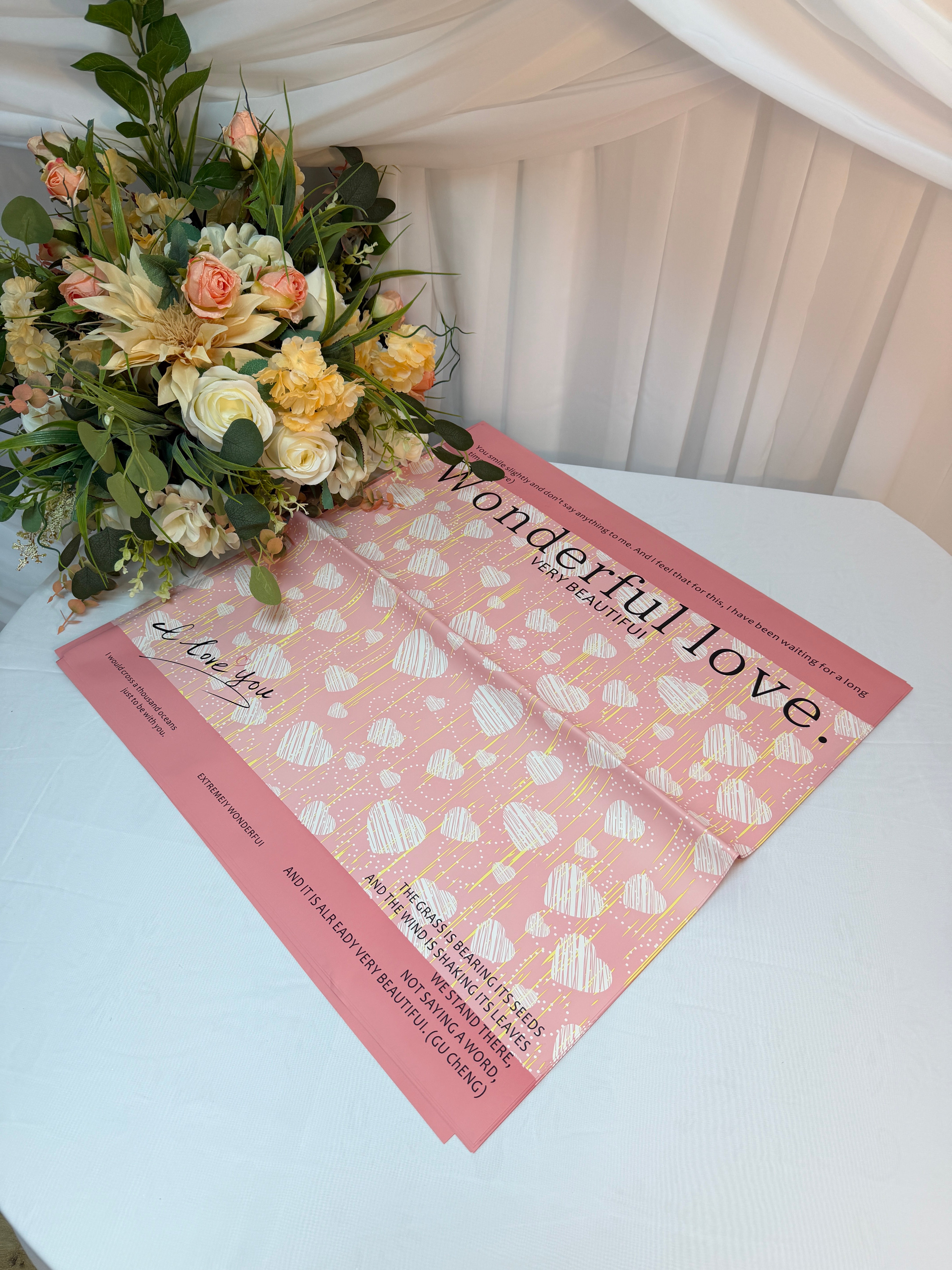 Ambalaj Flori 20/set "Wonderful Love"