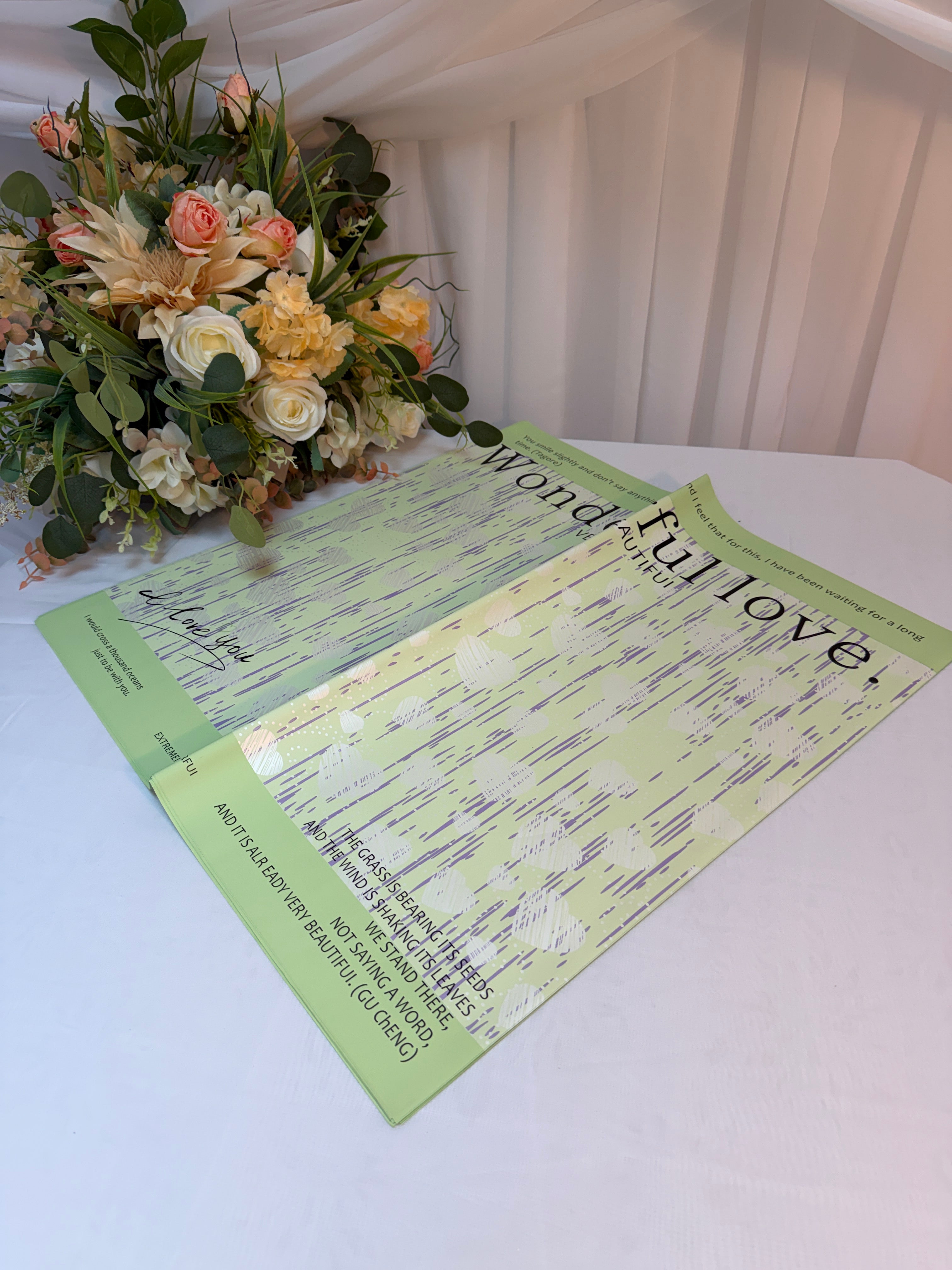 Ambalaj Flori 20/set "Wonderful Love"