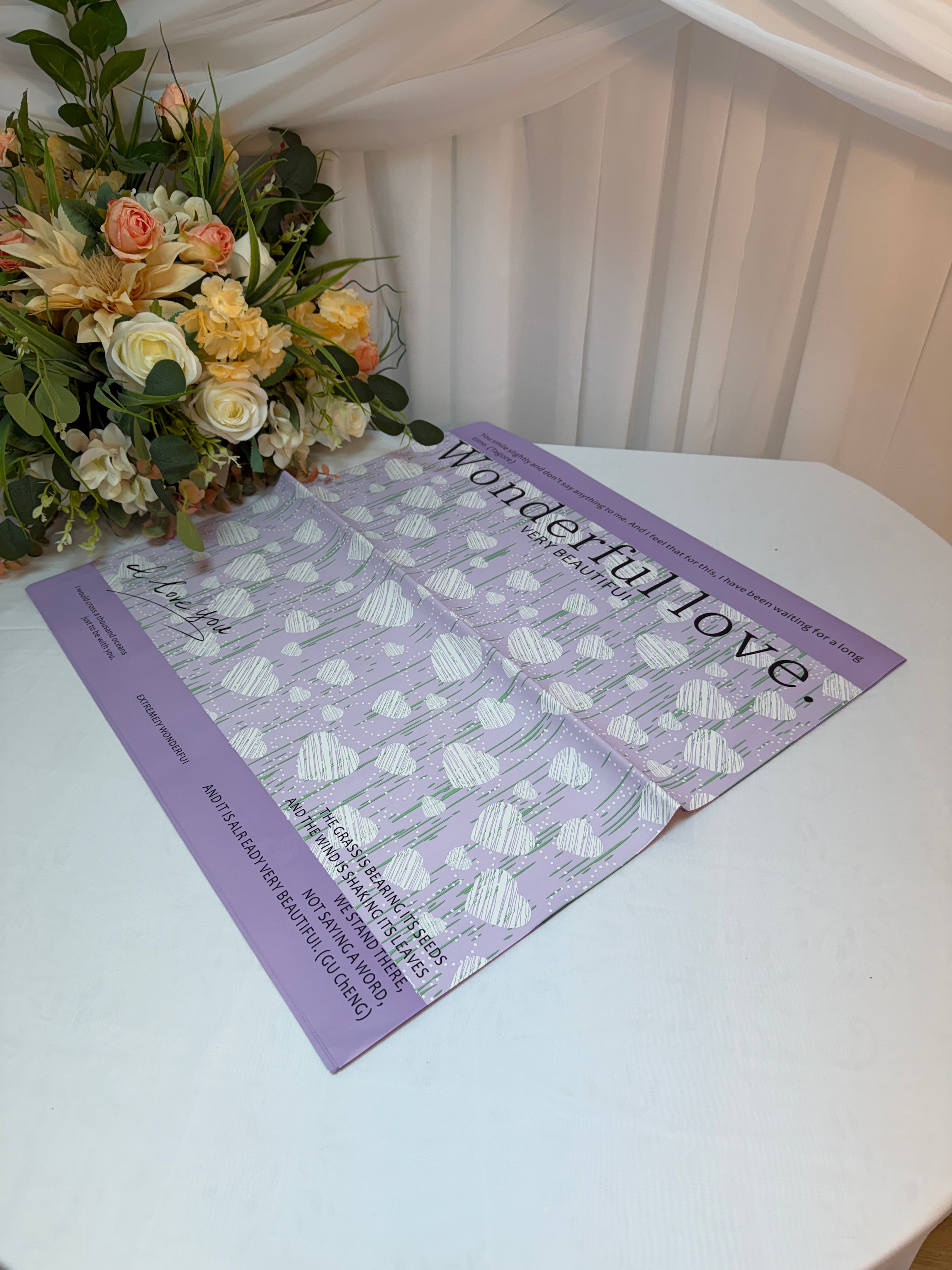 Ambalaj Flori 20/set "Wonderful Love"