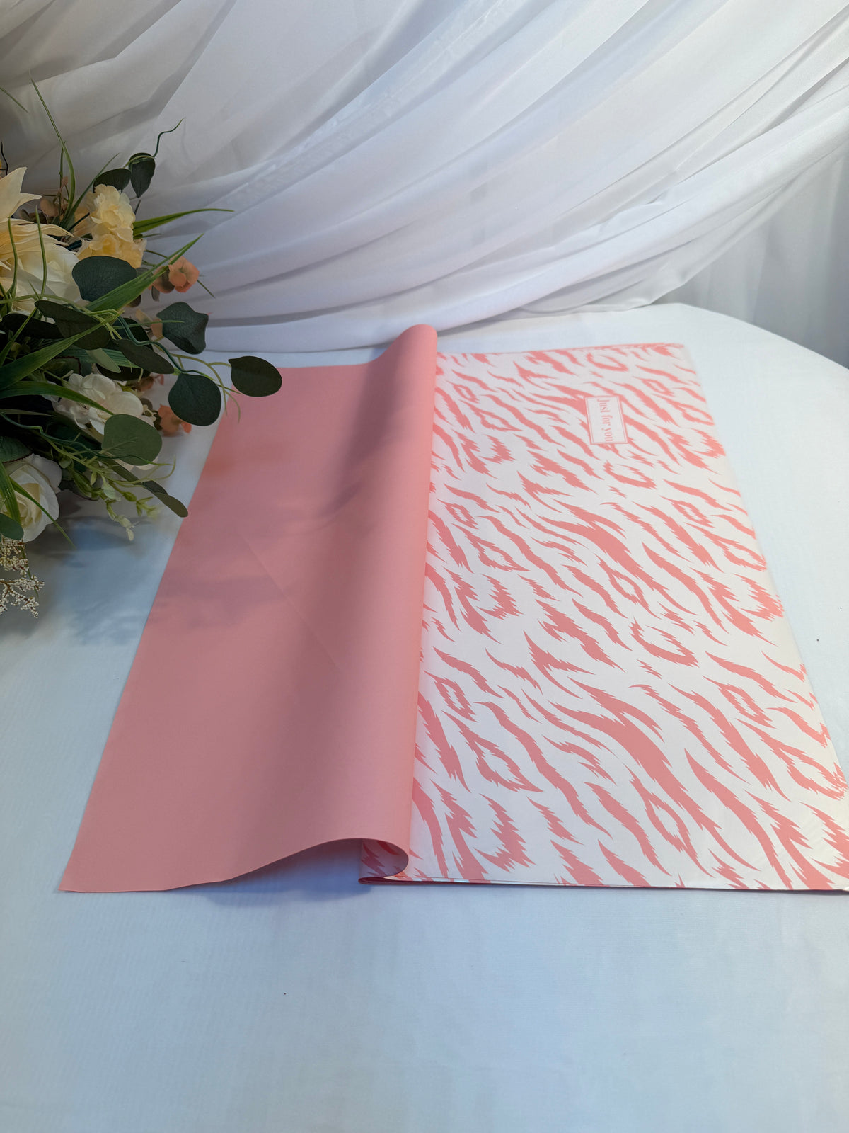 Ambalaj Flori Plastic 20/set imprimeu Animal Print
