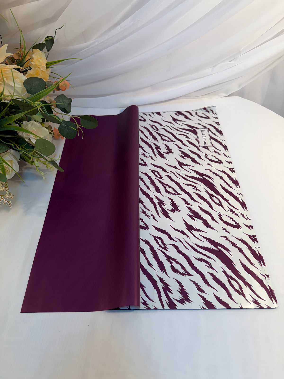 Ambalaj Flori Plastic 20/set imprimeu Animal Print