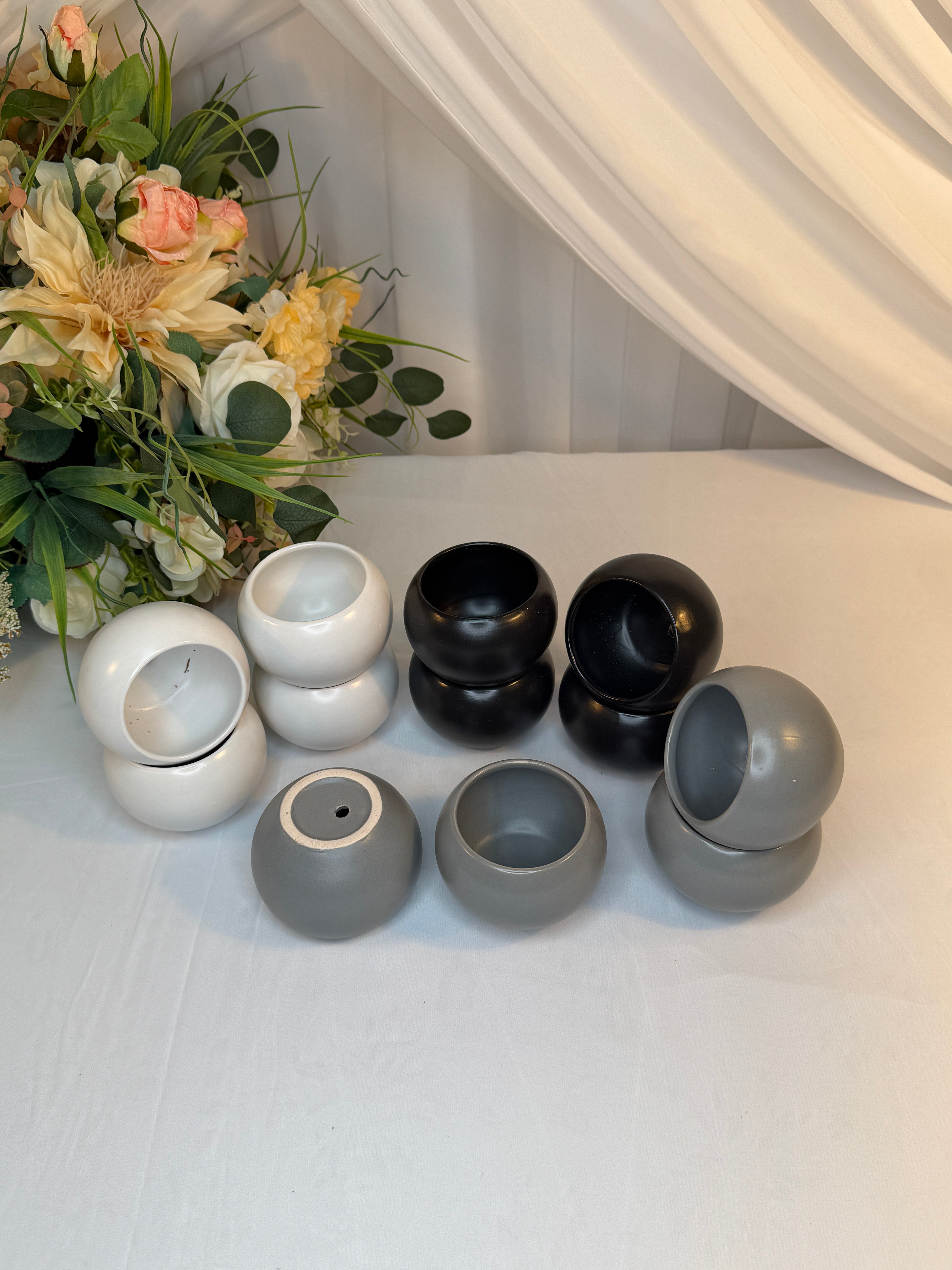 Ghiveci Flori ceramica Forma Rotunda 12/set