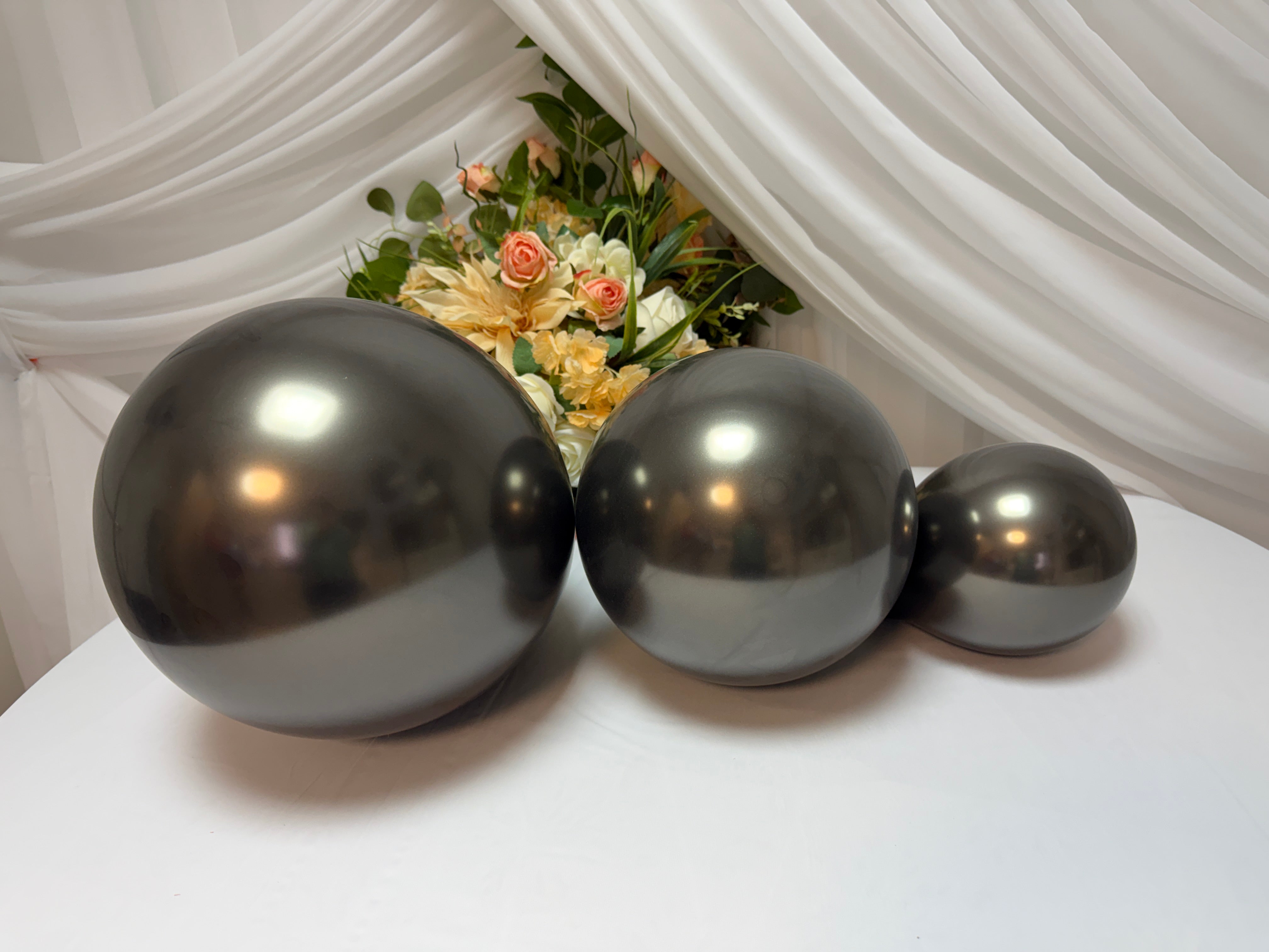 Baloane Set Cromat NEGRU