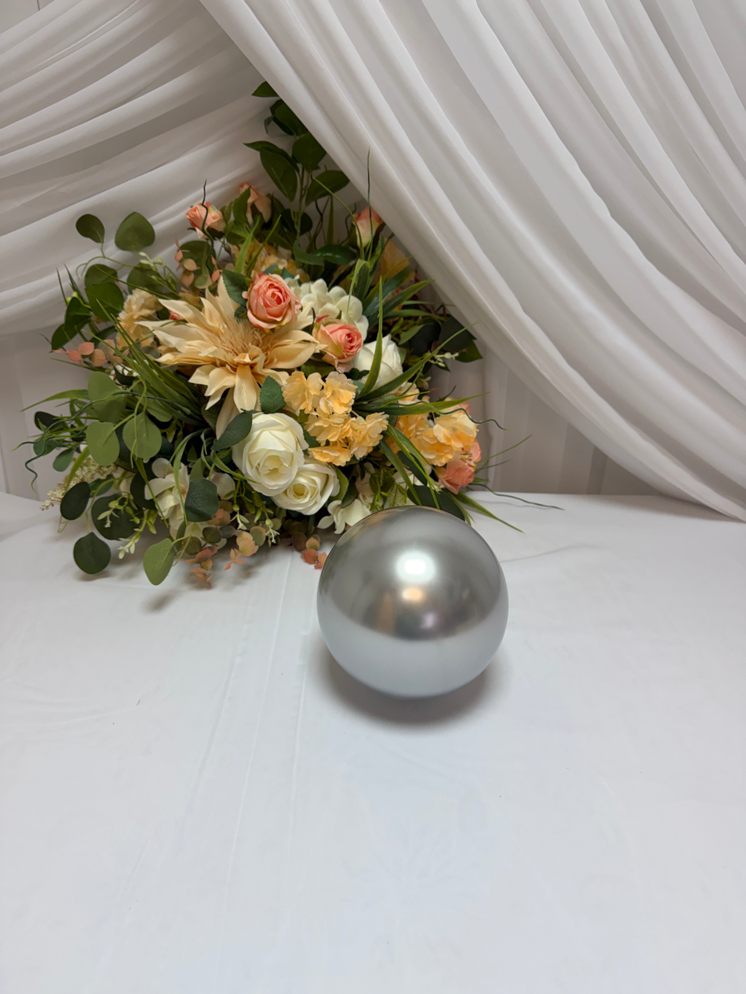 Baloane Set Cromat ARGINTIU