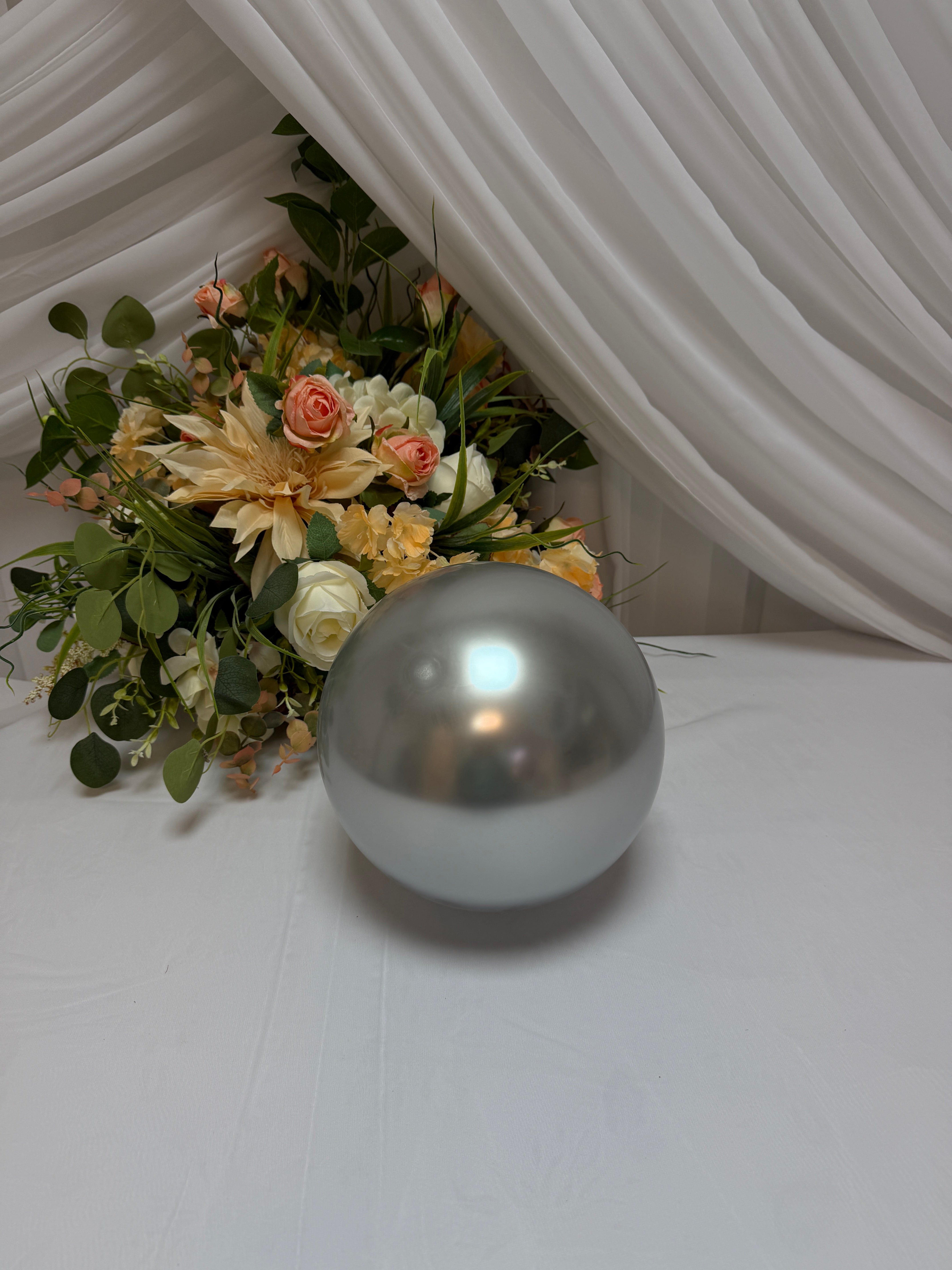 Baloane Set Cromat ARGINTIU