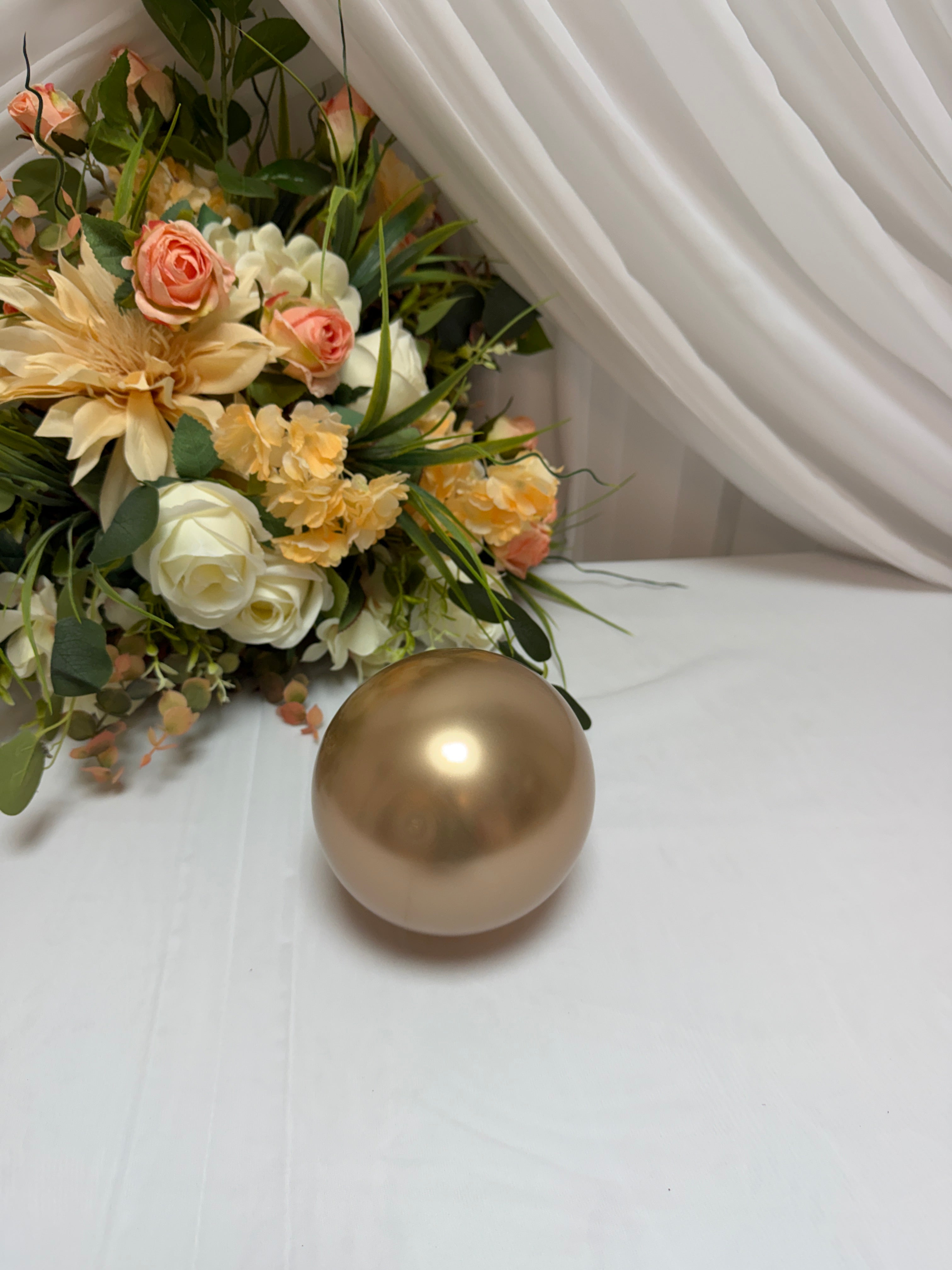 Baloane Set Cromat Auriu Metalic