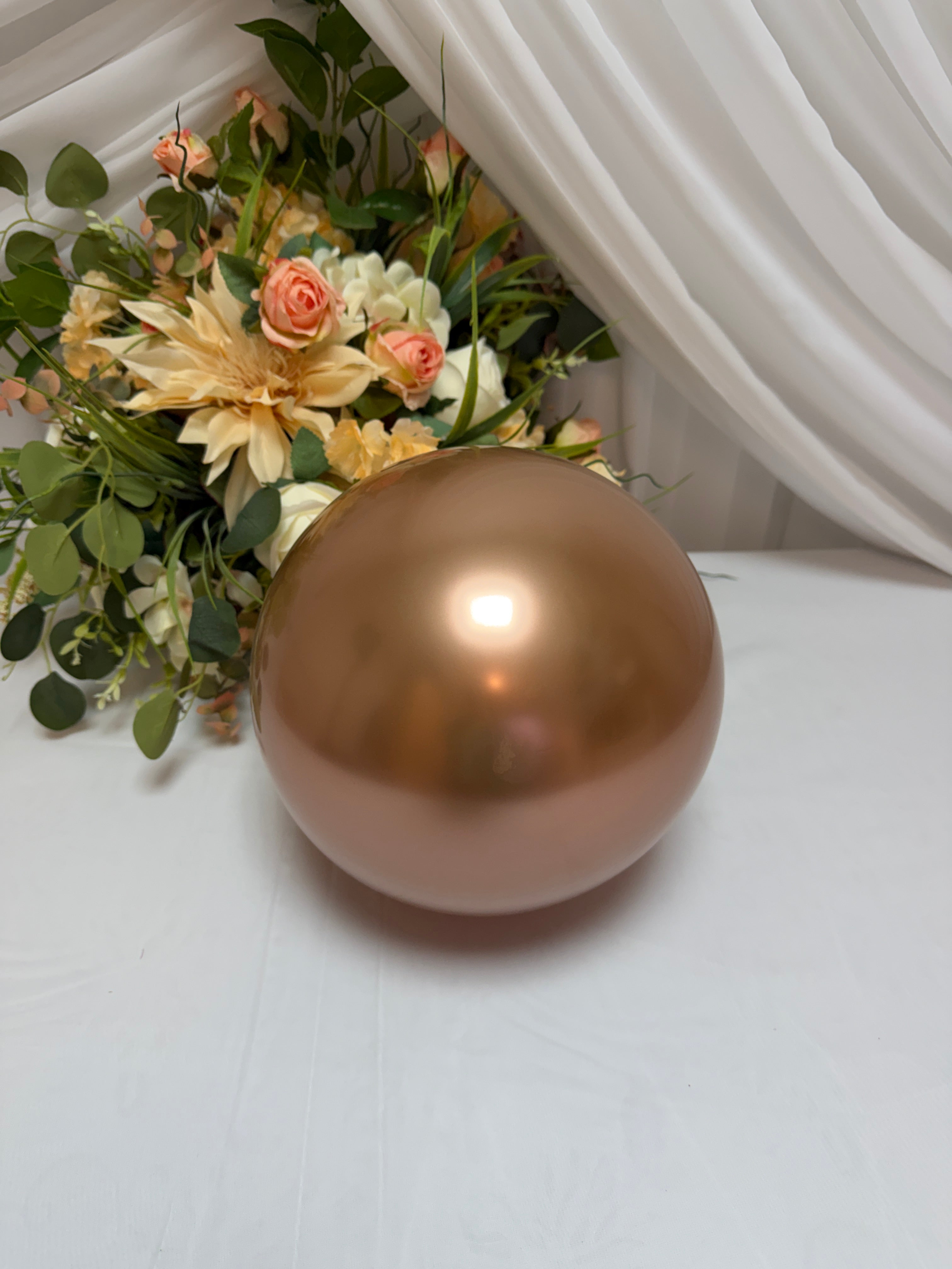 Baloane Set Cromat ROZ GOLD