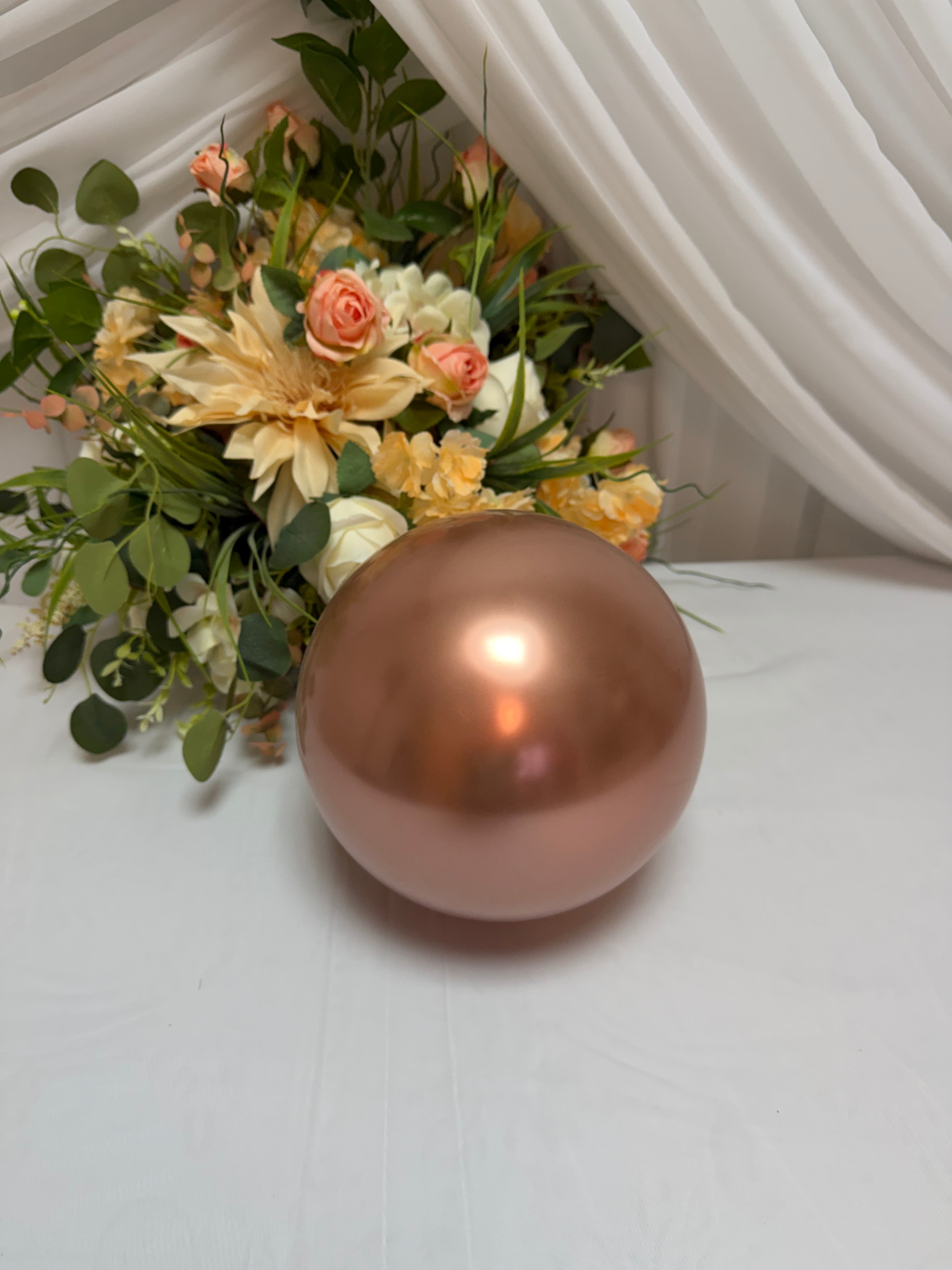 Baloane Set Cromat ROZ GOLD