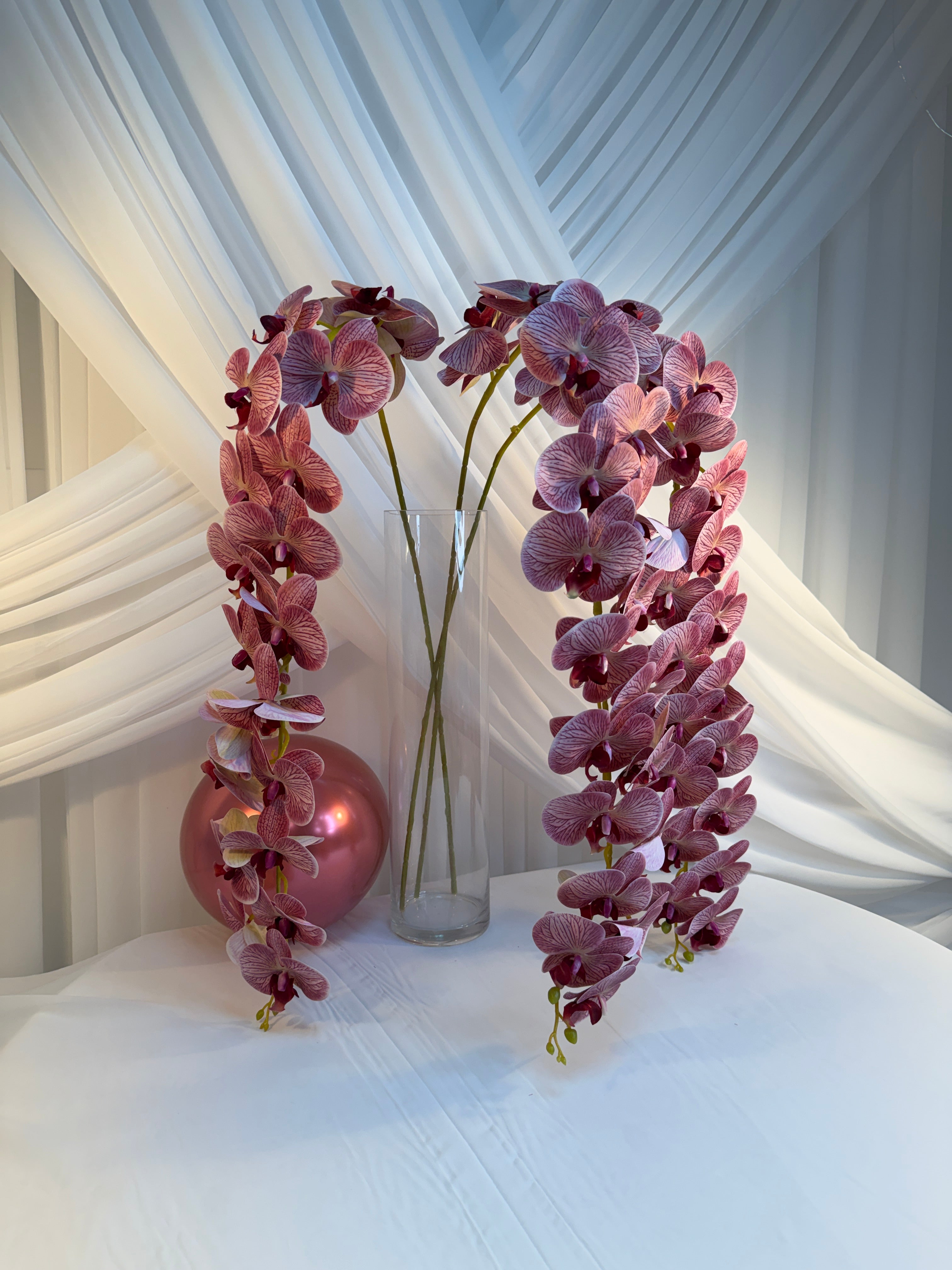 Orhidee artificiala 21 flori 85 Lila