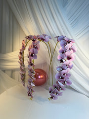 Orhidee artificiala 21 flori 103 Roz