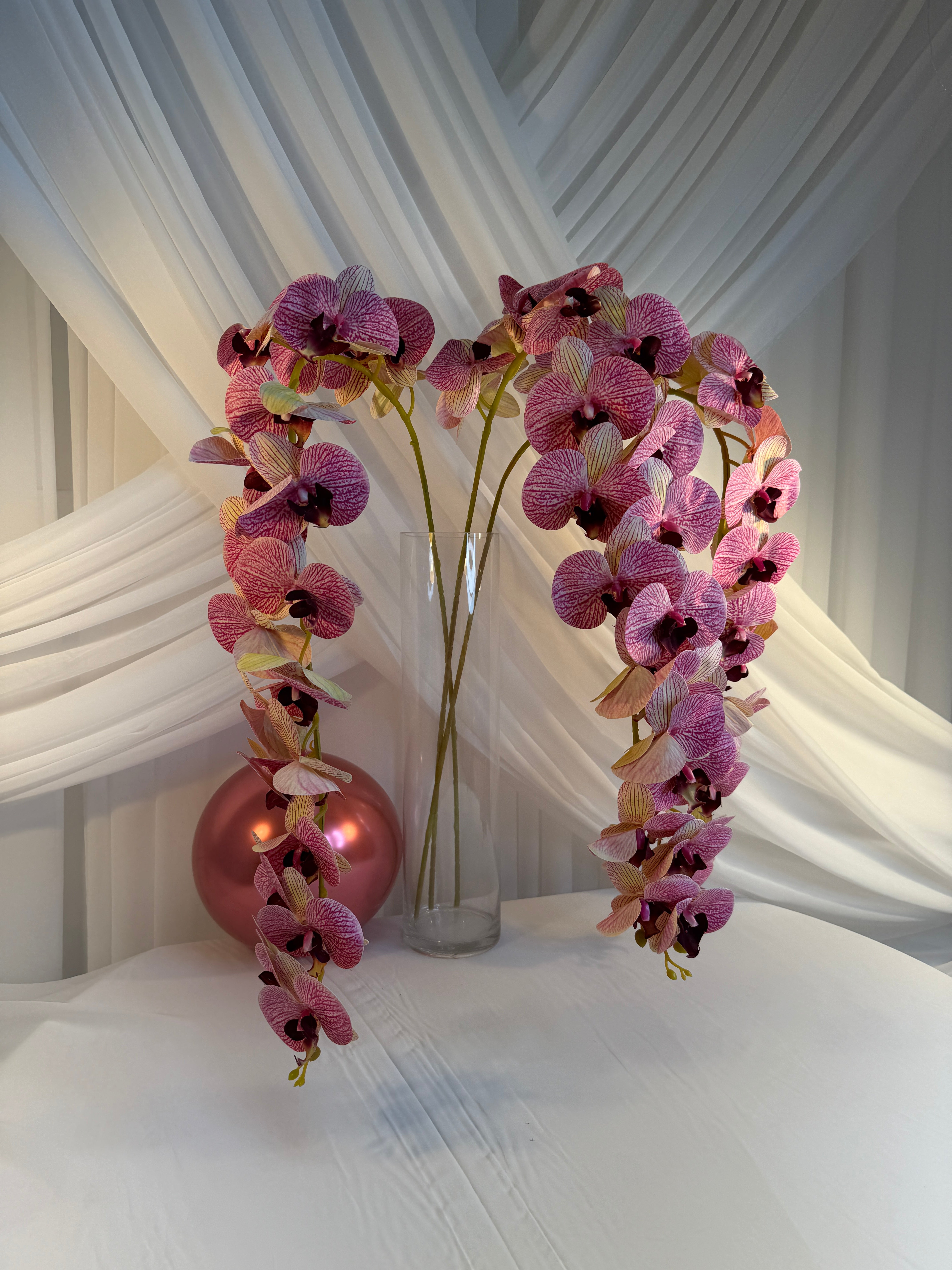Orhidee artificiala 21 flori 34