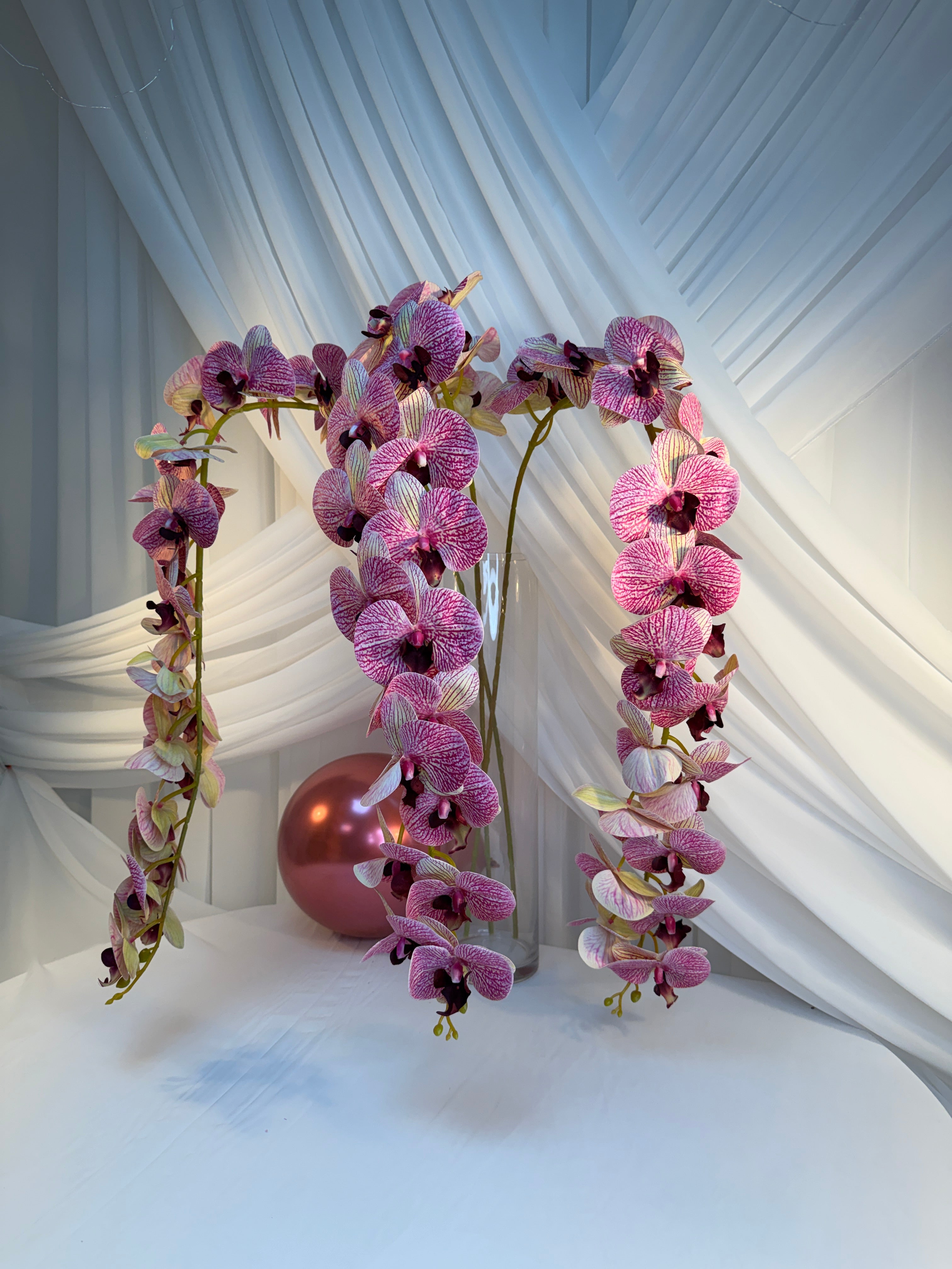 Orhidee artificiala 21 flori 34