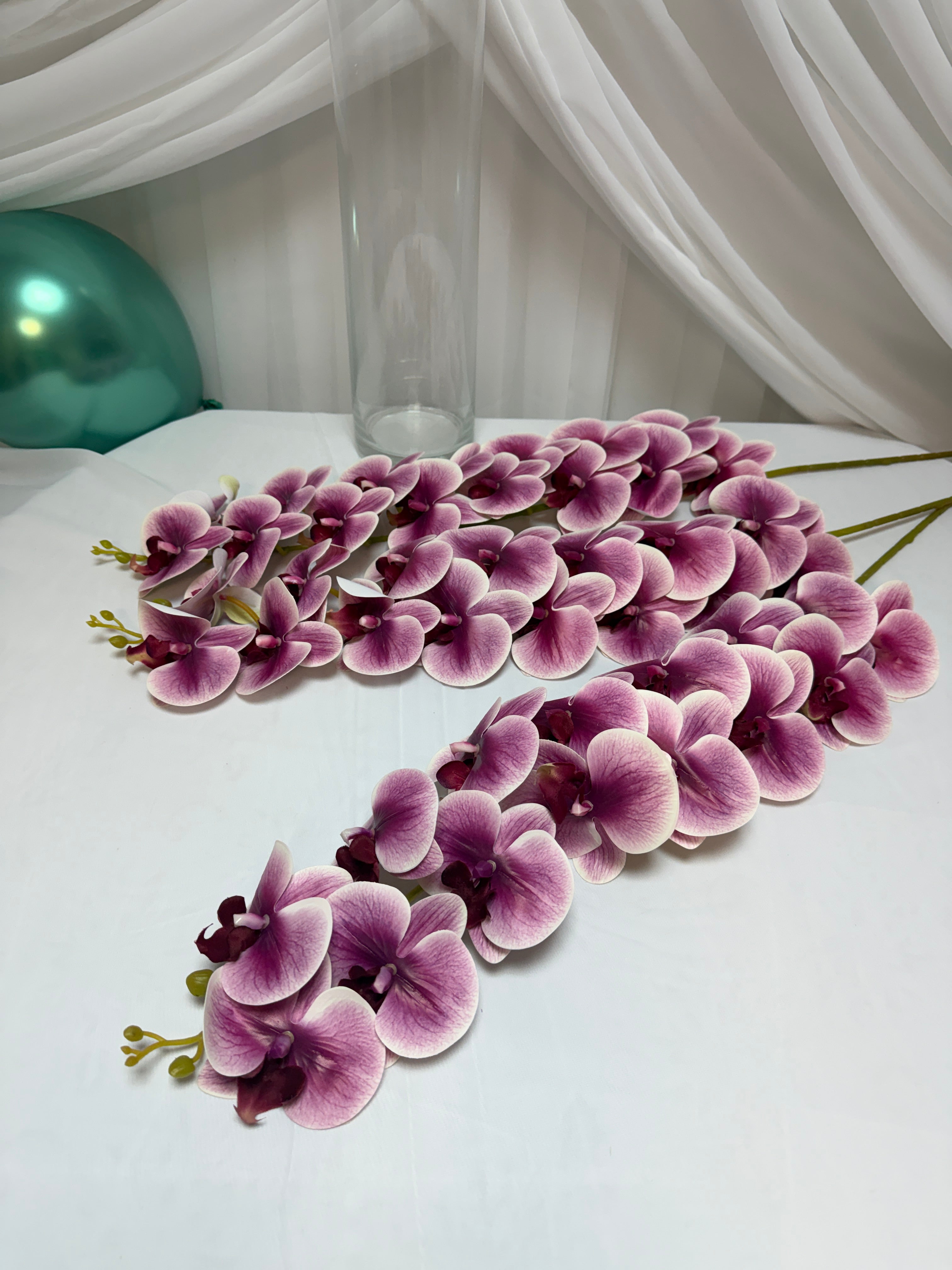 Orhidee artificiala 15 flori 95 Lila