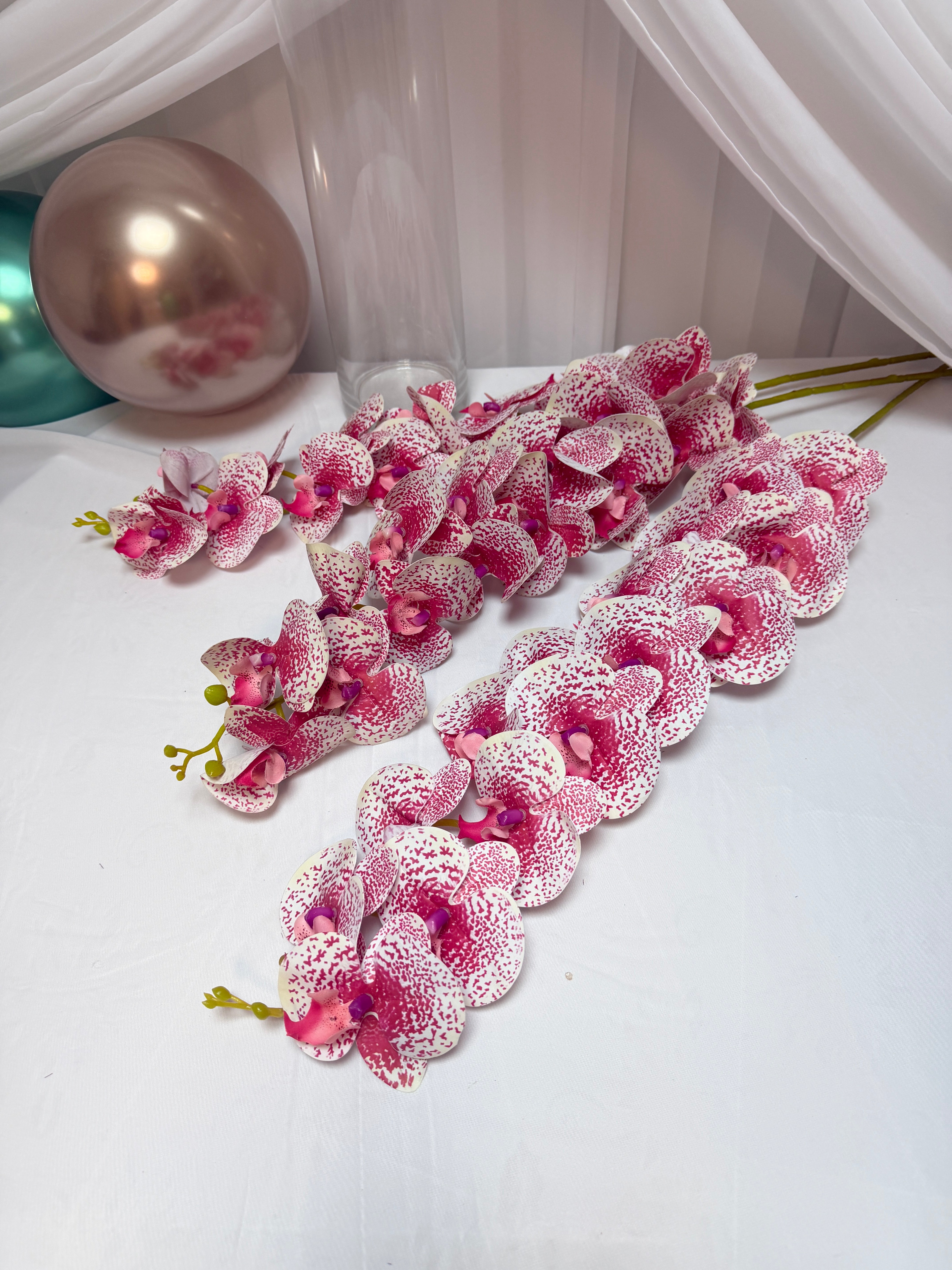 Orhidee artificiala 15 flori 02