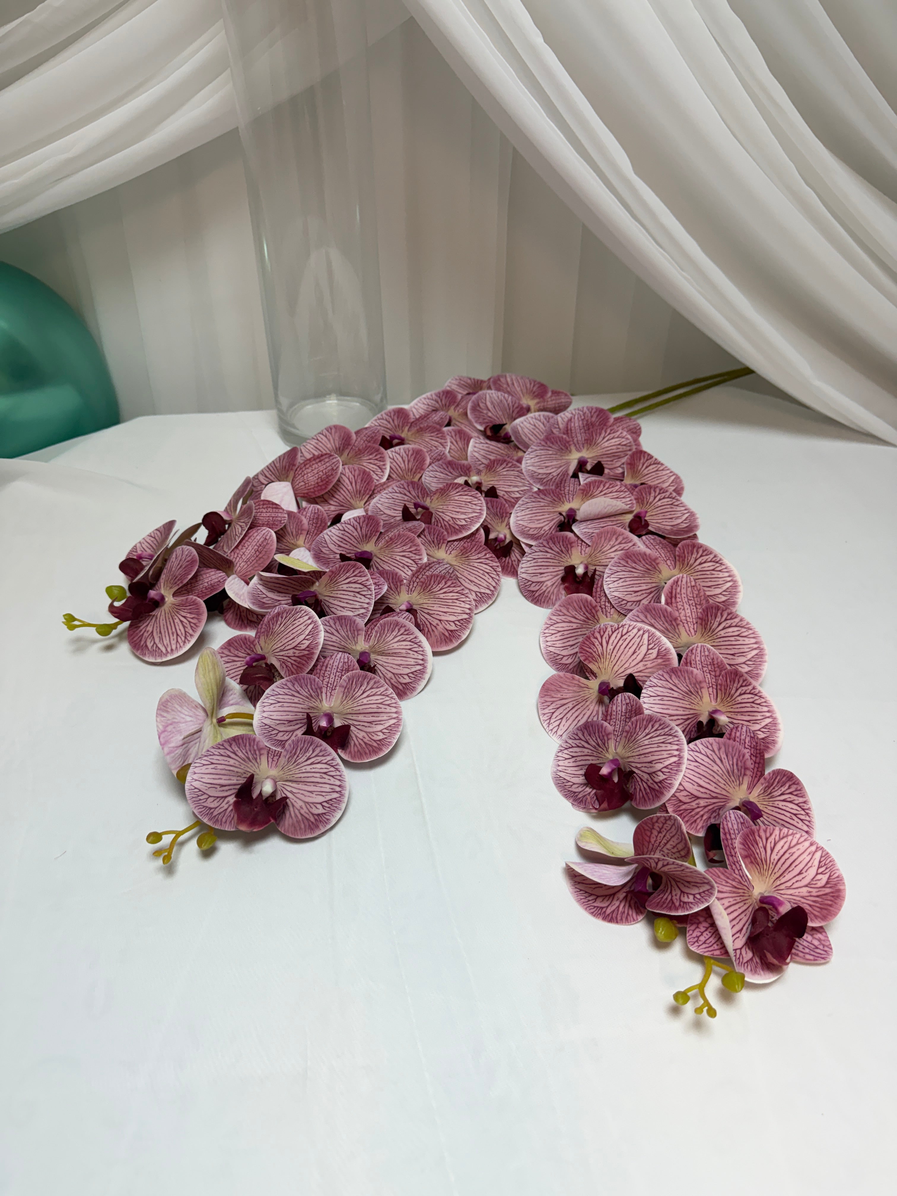 Orhidee artificiala 15 flori 85 Lila