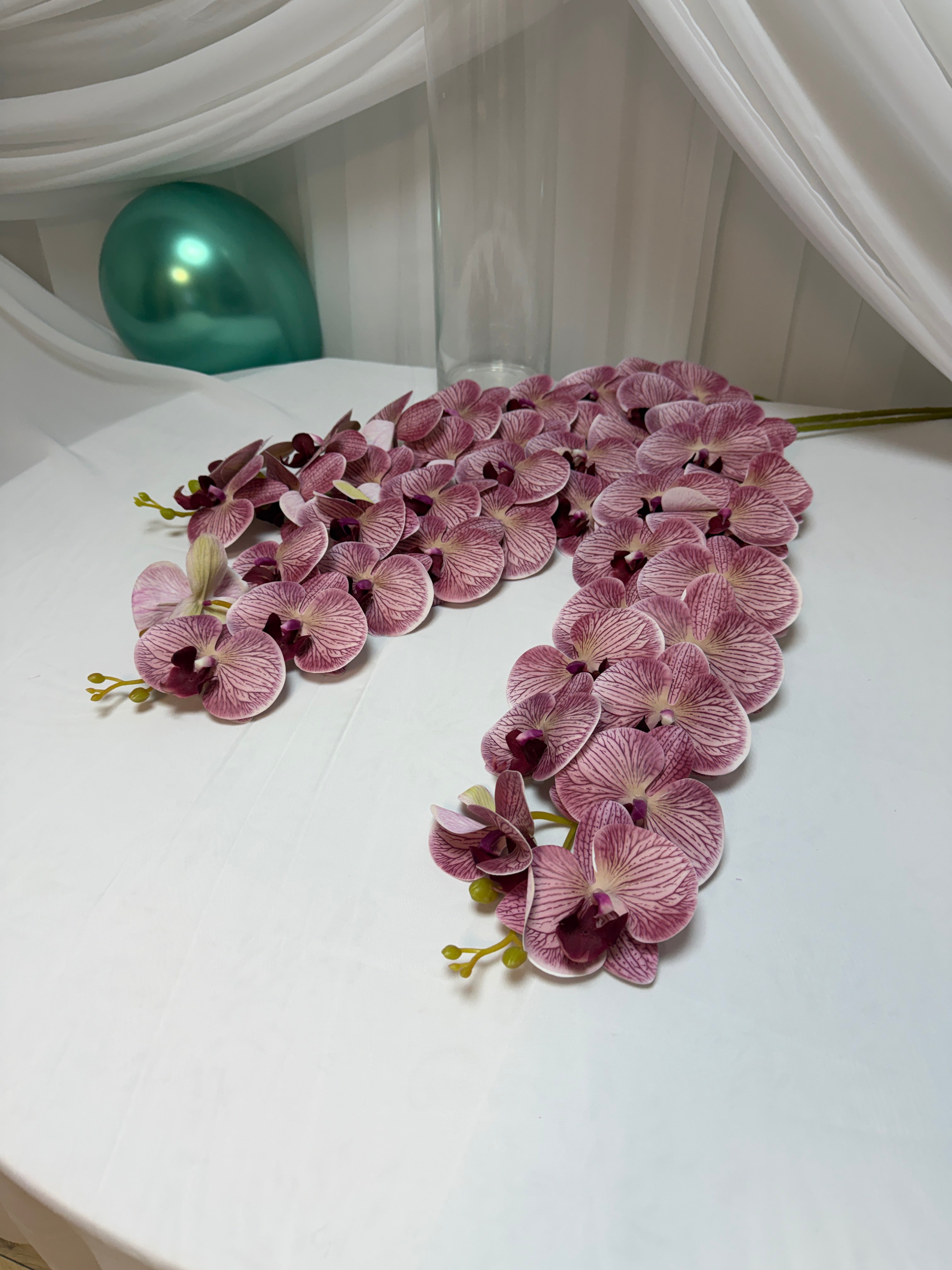 Orhidee artificiala 15 flori 85 Lila