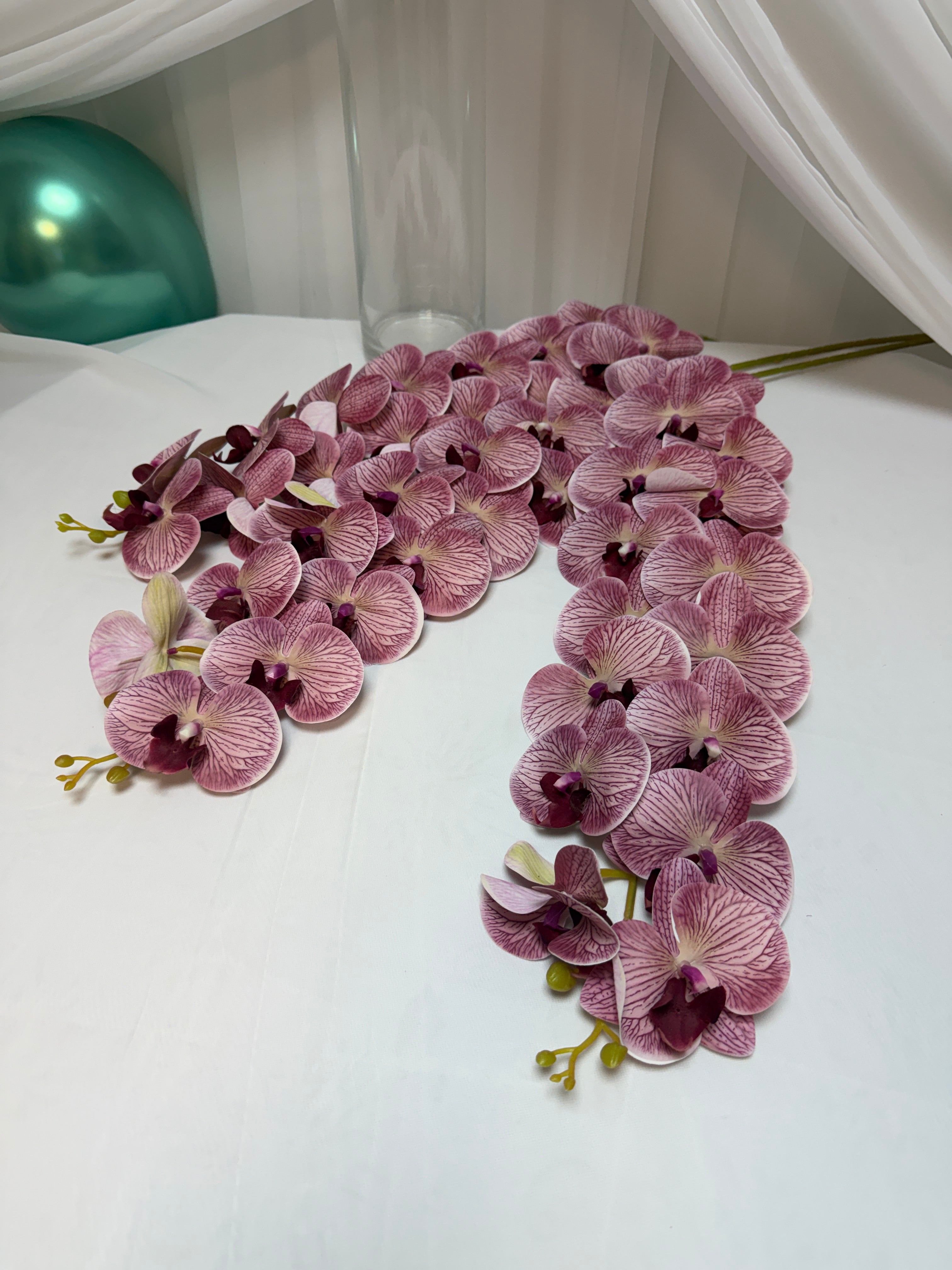 Orhidee artificiala 15 flori 85 Lila