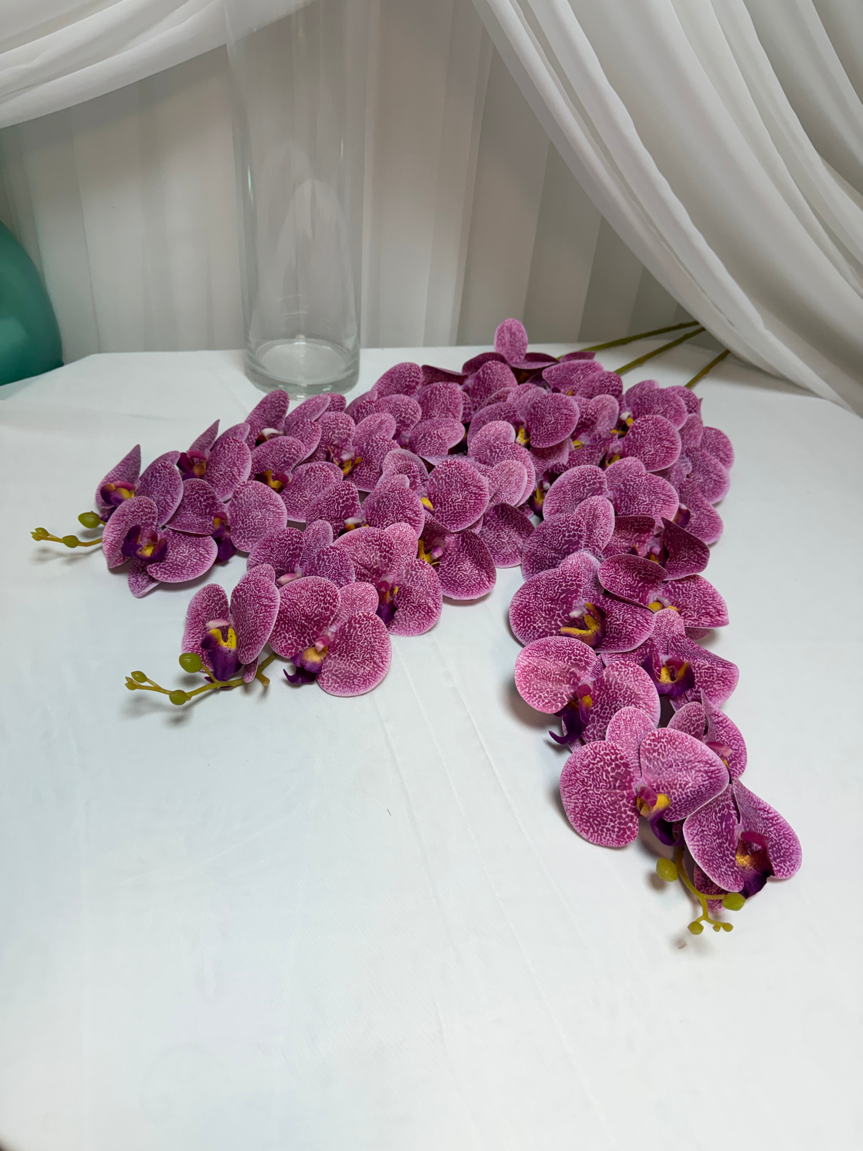 Orhidee artificiala 15 flori 78 Lila