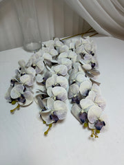 Orhidee artificiala 15 flori 101 Mov-Gri