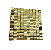 Panou Plastic Fundal Decor 30cm x 30cm Auriu P2050