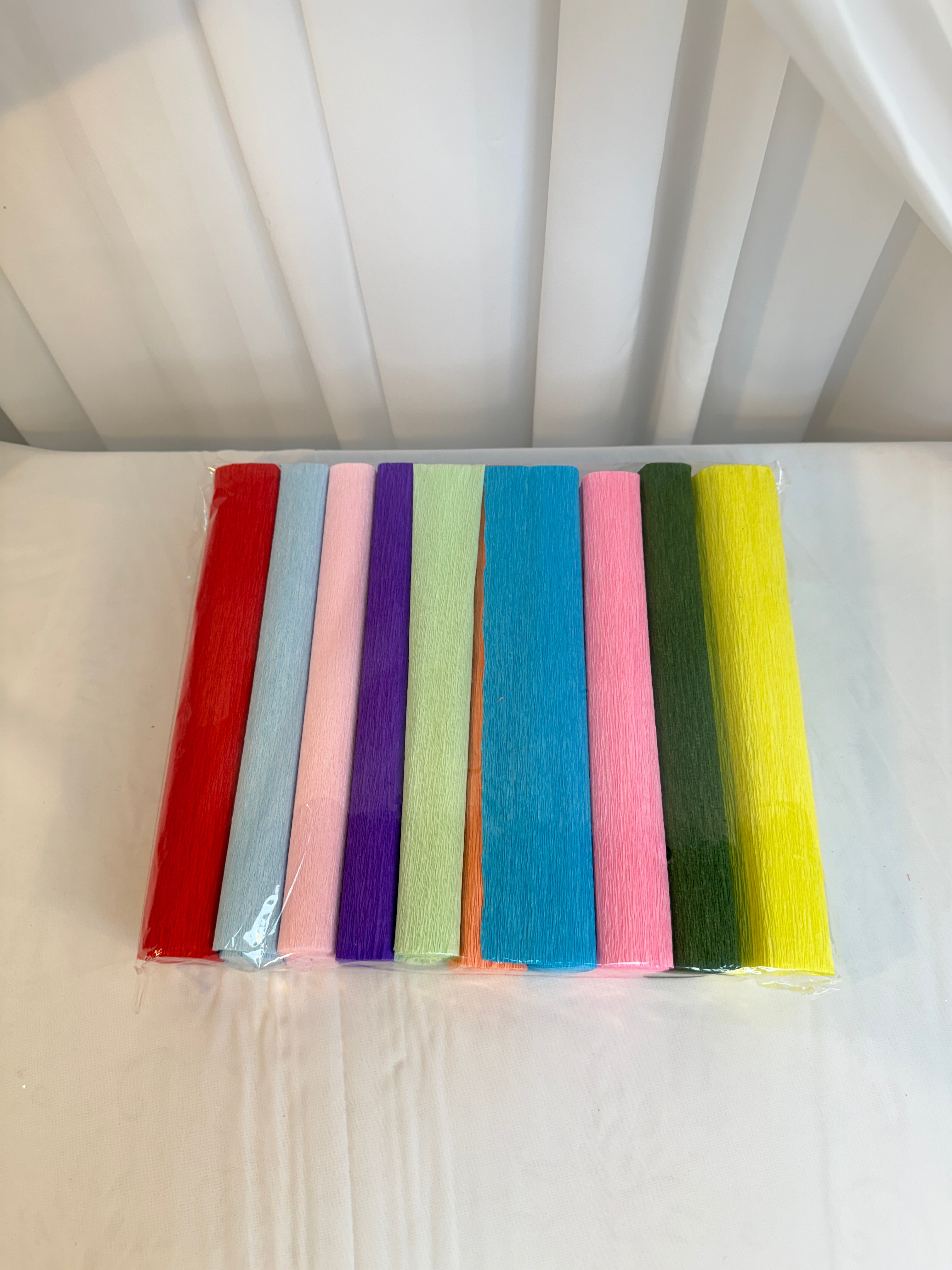 Hartie Creponata  25cm-2,5m 10/set