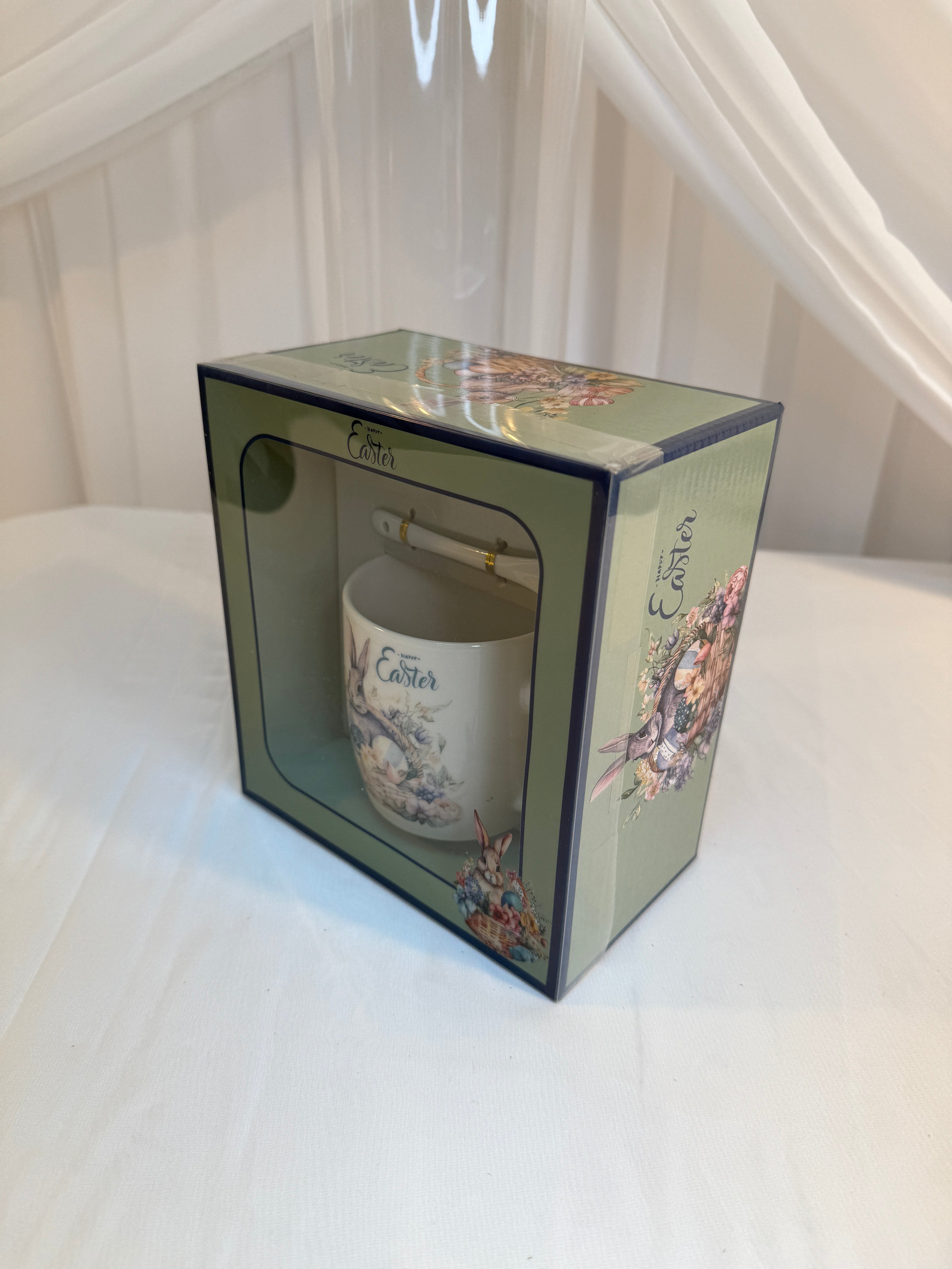 Cana Cu Lingurita Si Capac Iepuras Paste