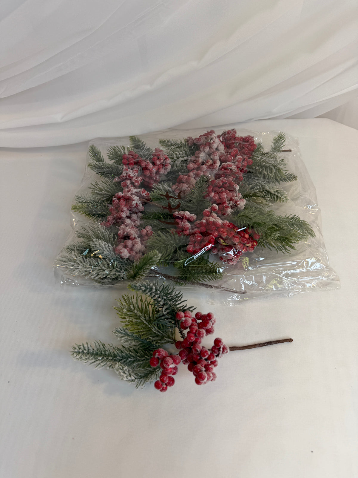 Crengute Craciun Brad Si Scoruse Mici Rosi Ninse 10/set