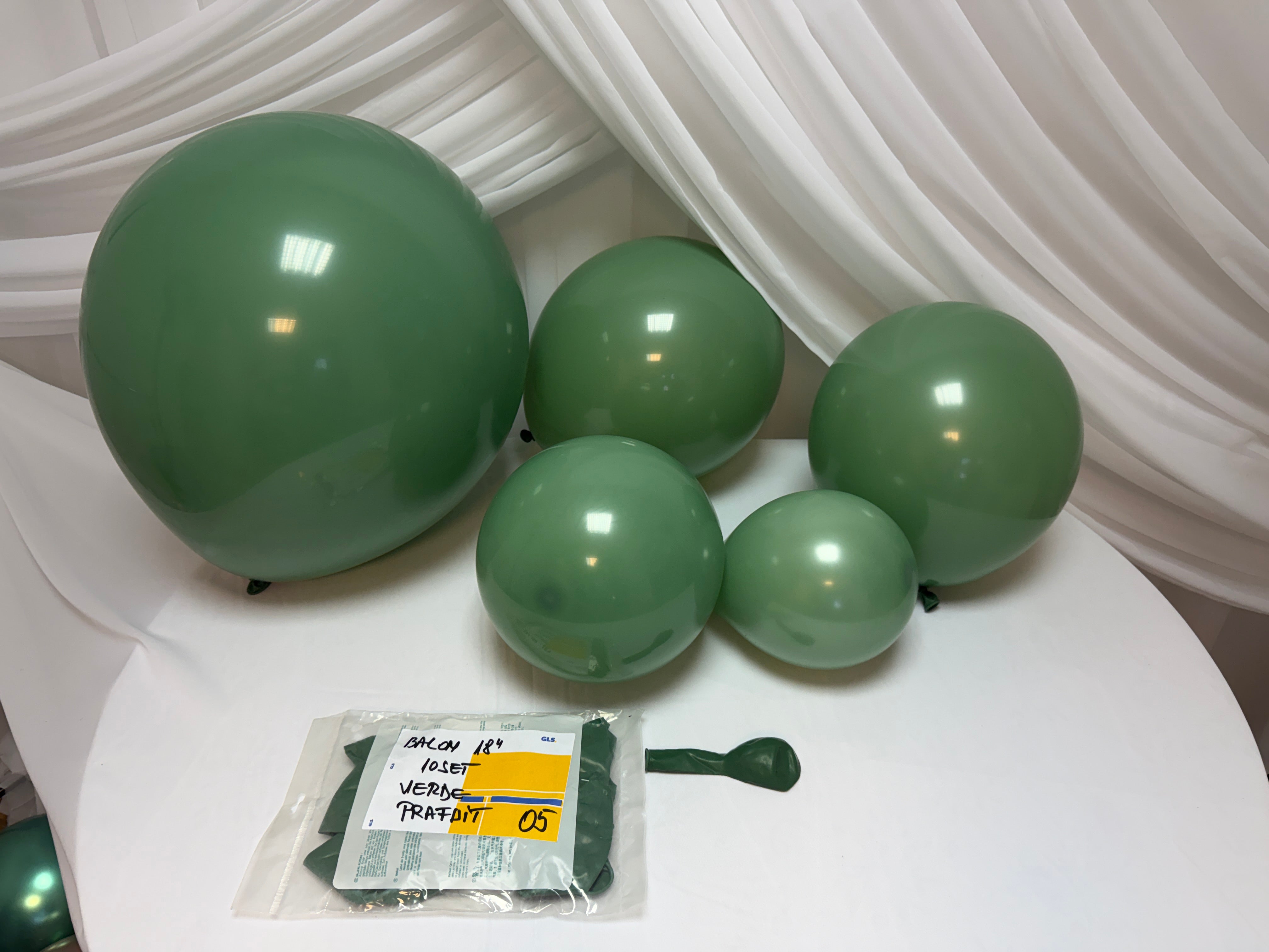 Baloane Mat TX 05 Verde Prafuit