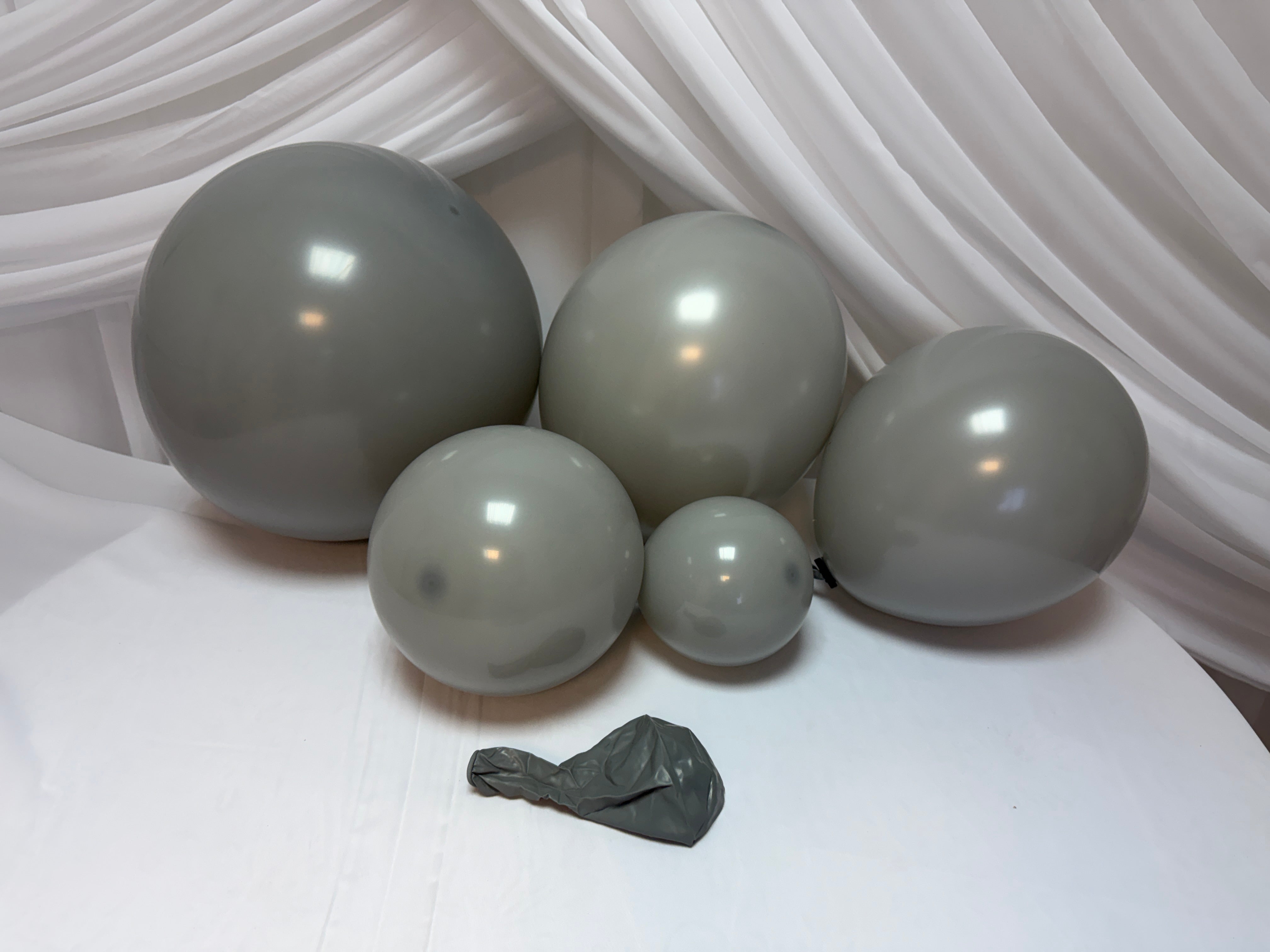 Baloane Mat TX 15 Argintiu