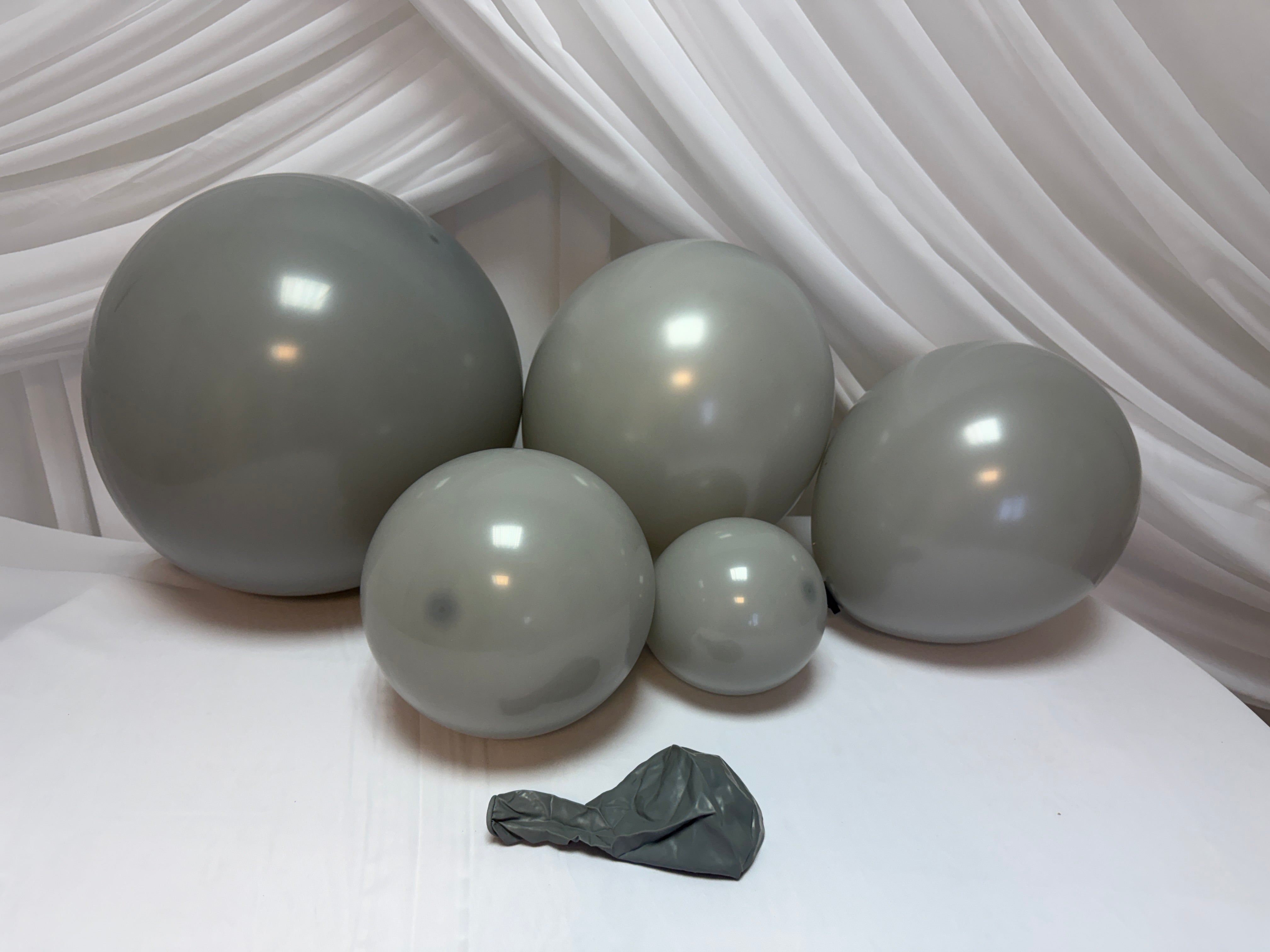 Baloane Mat TX 15 Argintiu