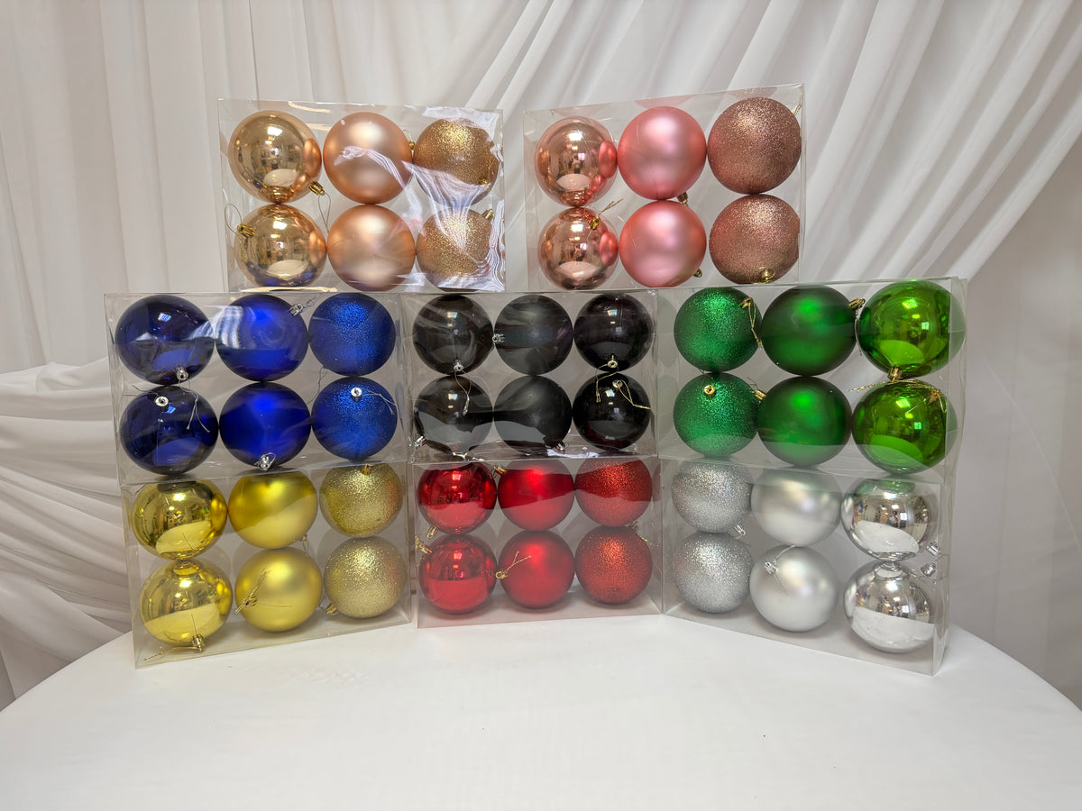 Globulete Brad Craciun 10cm 6/set