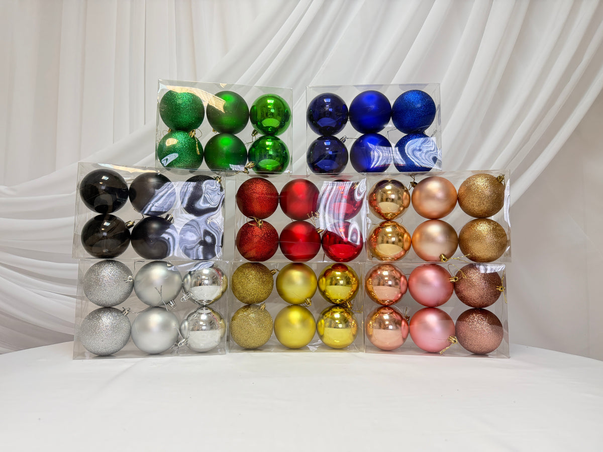 Globulete Brad Craciun  8cm 6/set