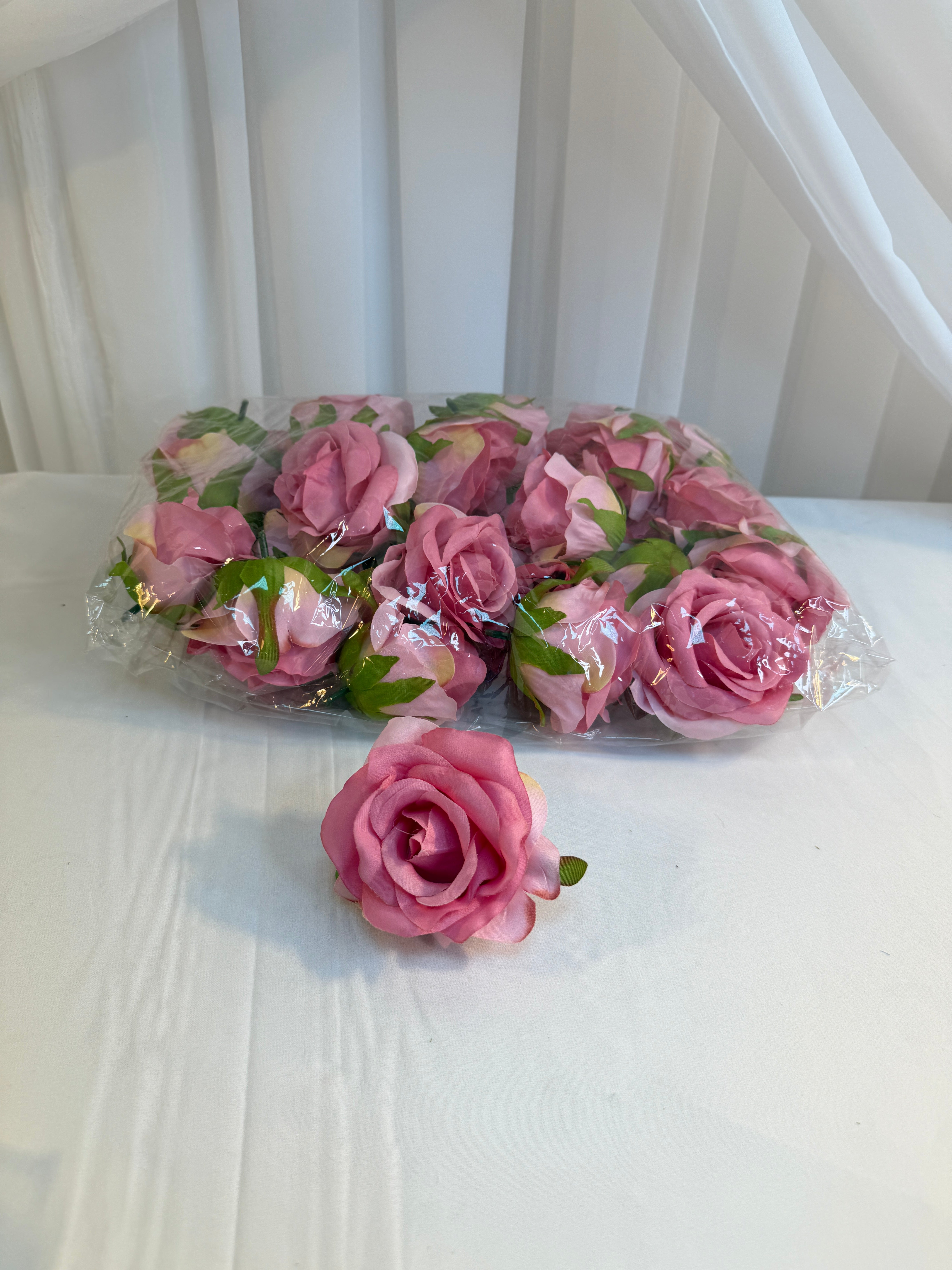 Flori Artificiale Capete Trandafiri 8cm 30/set