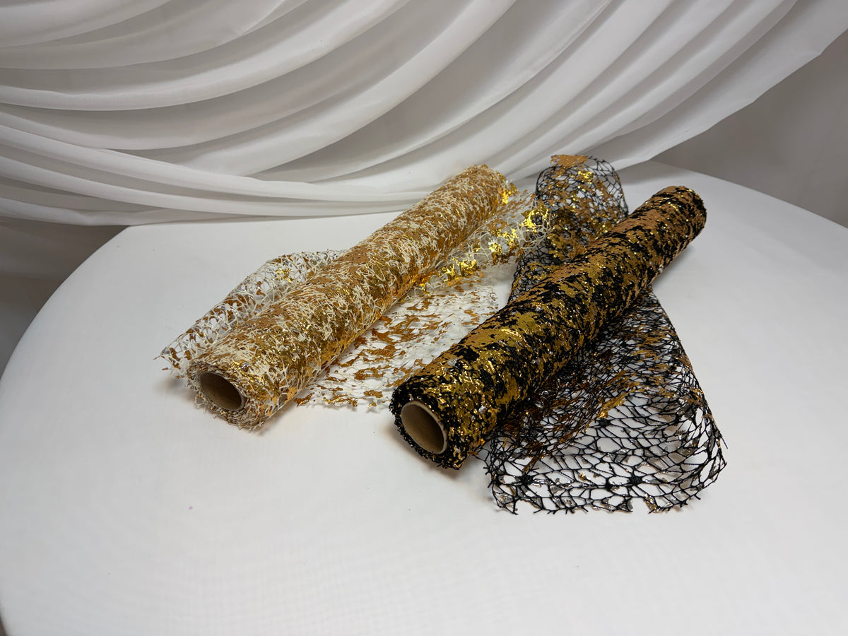 Ambalaj Macrame Insertii Aurii 48cm-5yarzi