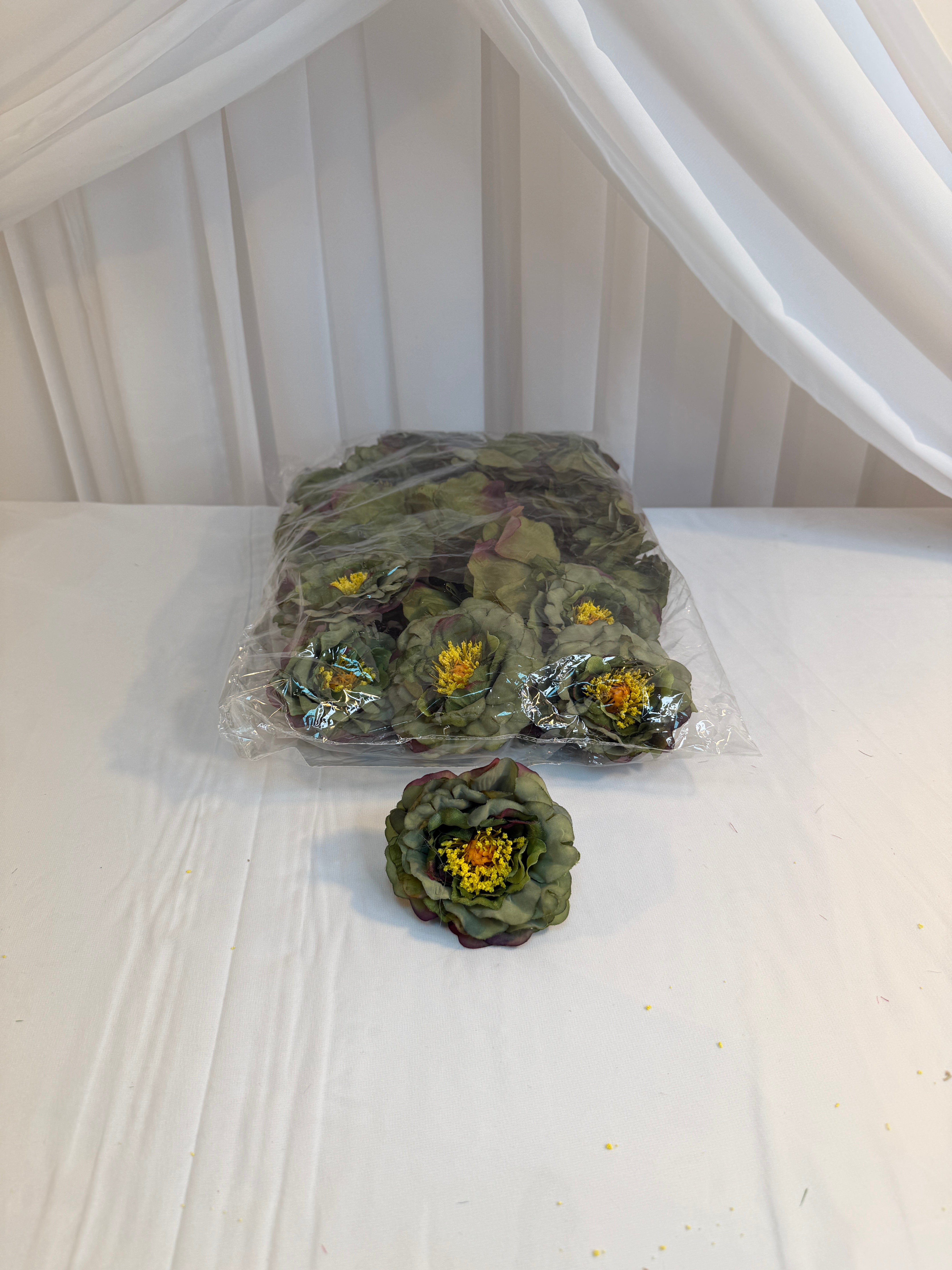 Flori Artificiale Capete Trandafiri Salbatici 30/set