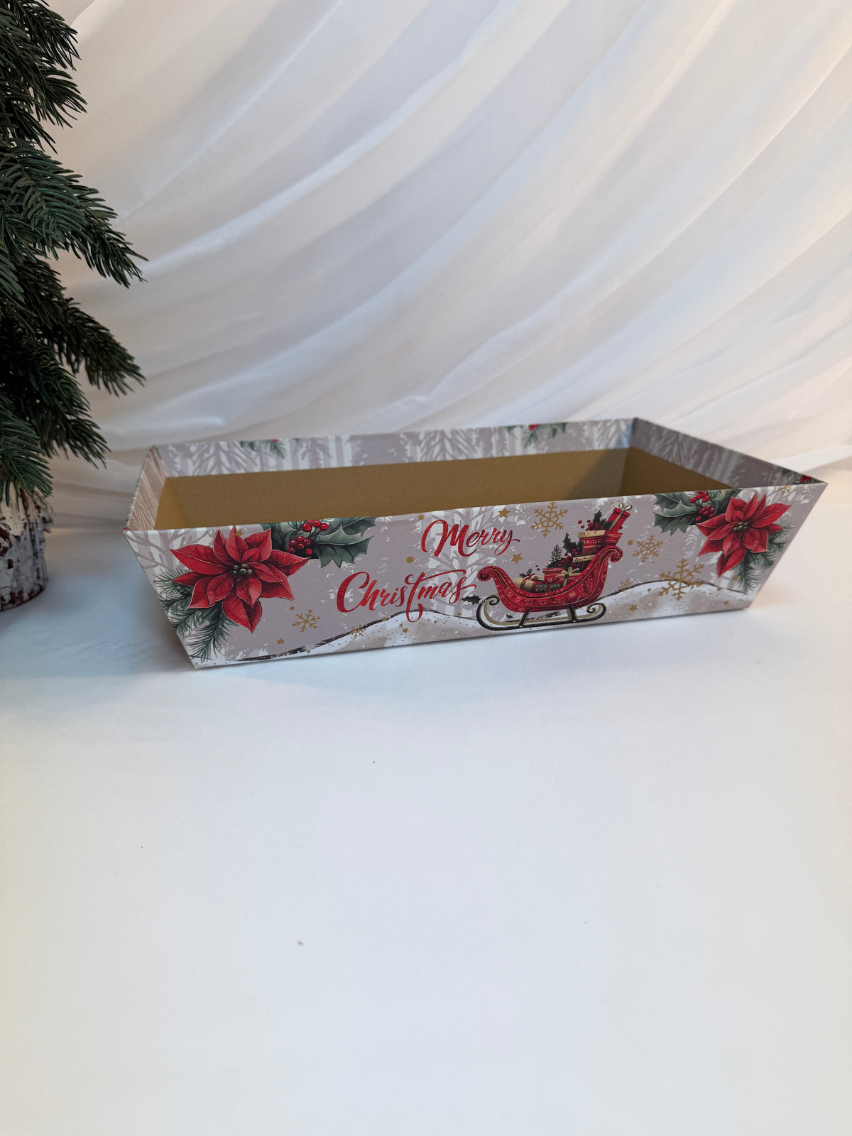 Cutii Cadou Crăciun din Carton, Dreptunghiulare, Diverse Modele – 33x20x7,5 cm / 36x27x10 cm