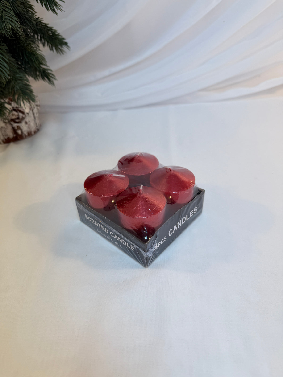 Lumanari Metalizate 4,3cm-H6cm 4/set