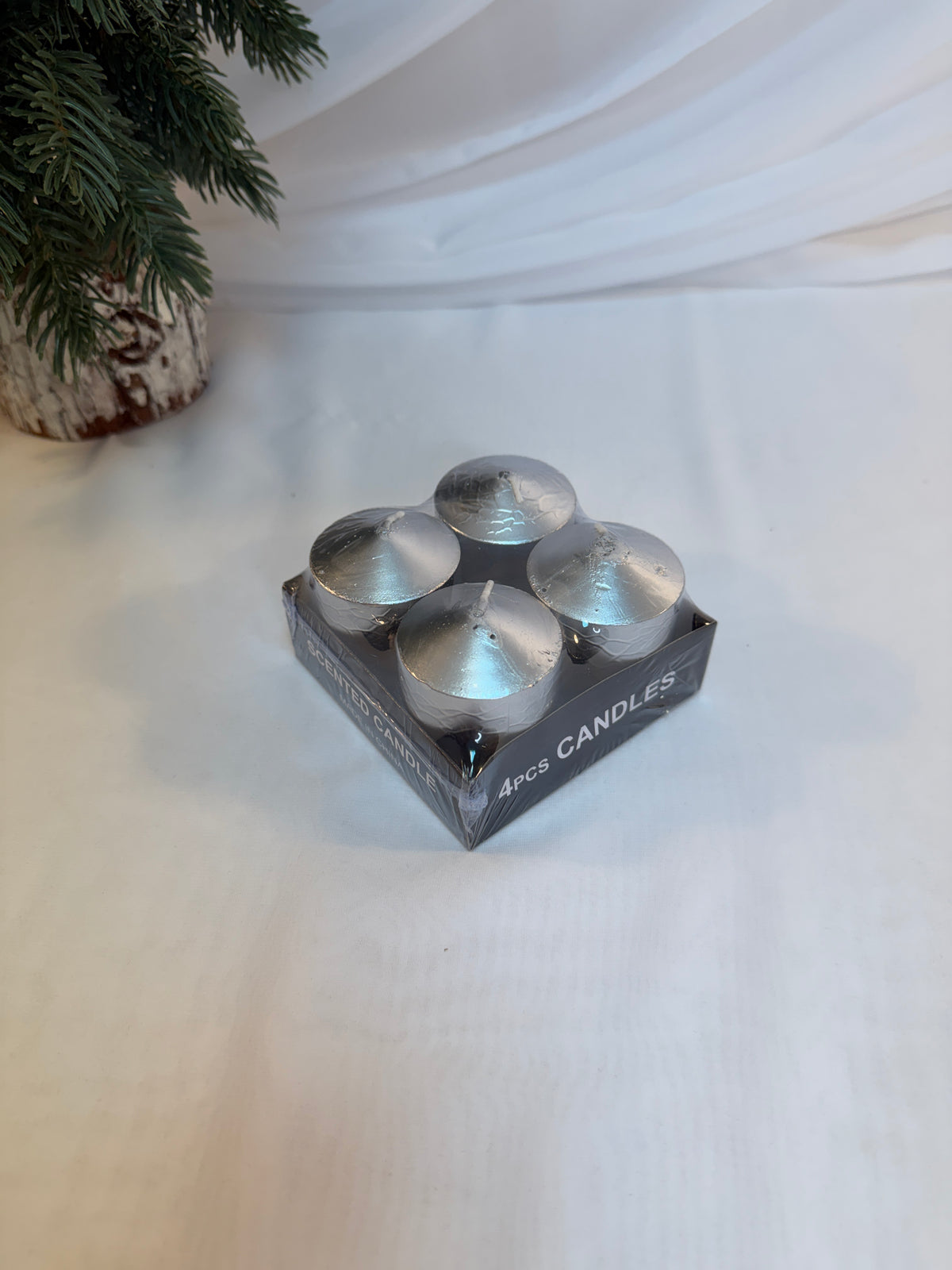 Lumanari Metalizate 4,3cm-H6cm 4/set