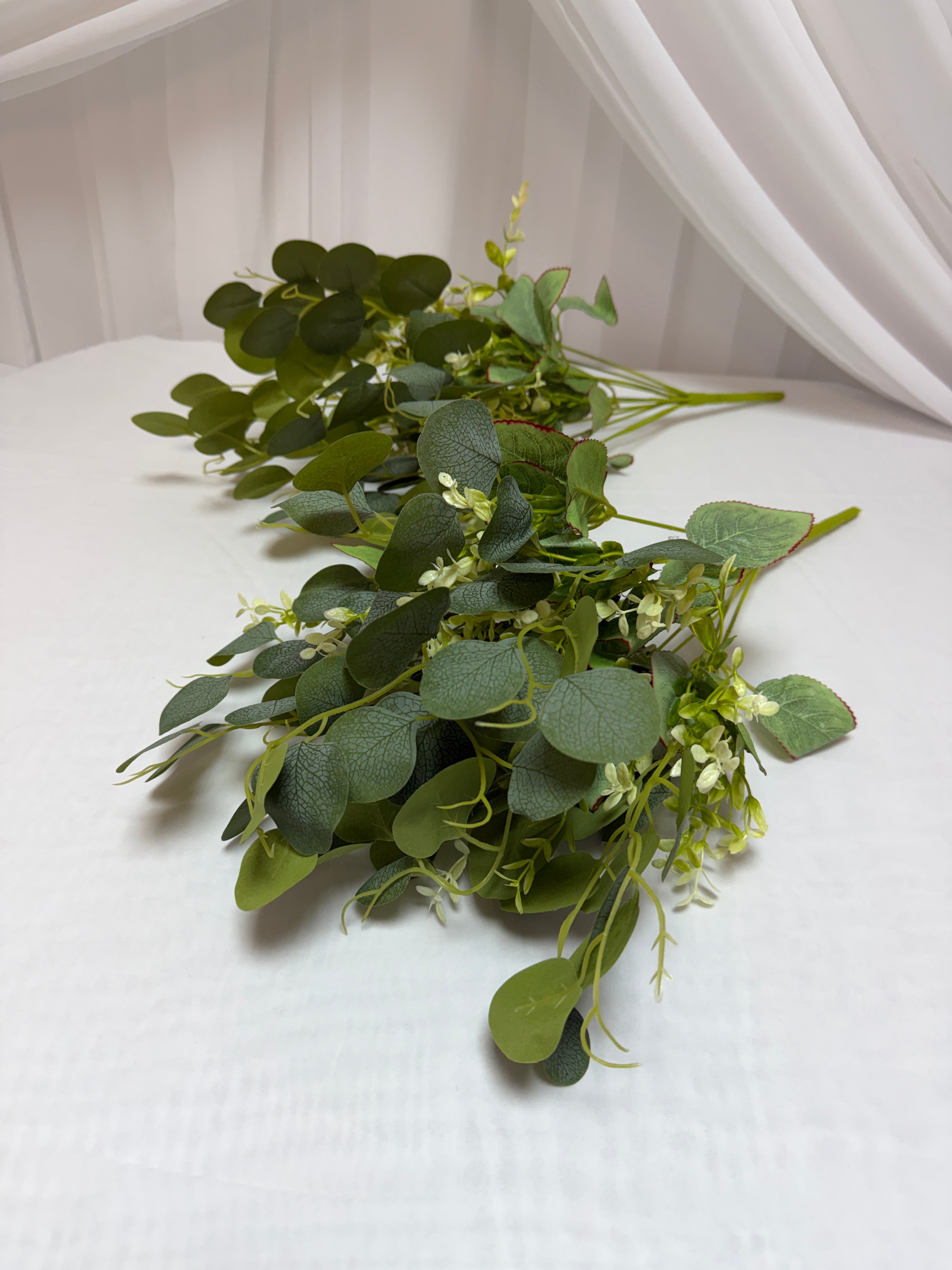 Buchet Frunze Decorativ Eucalipt Cu Verdeata 55cm