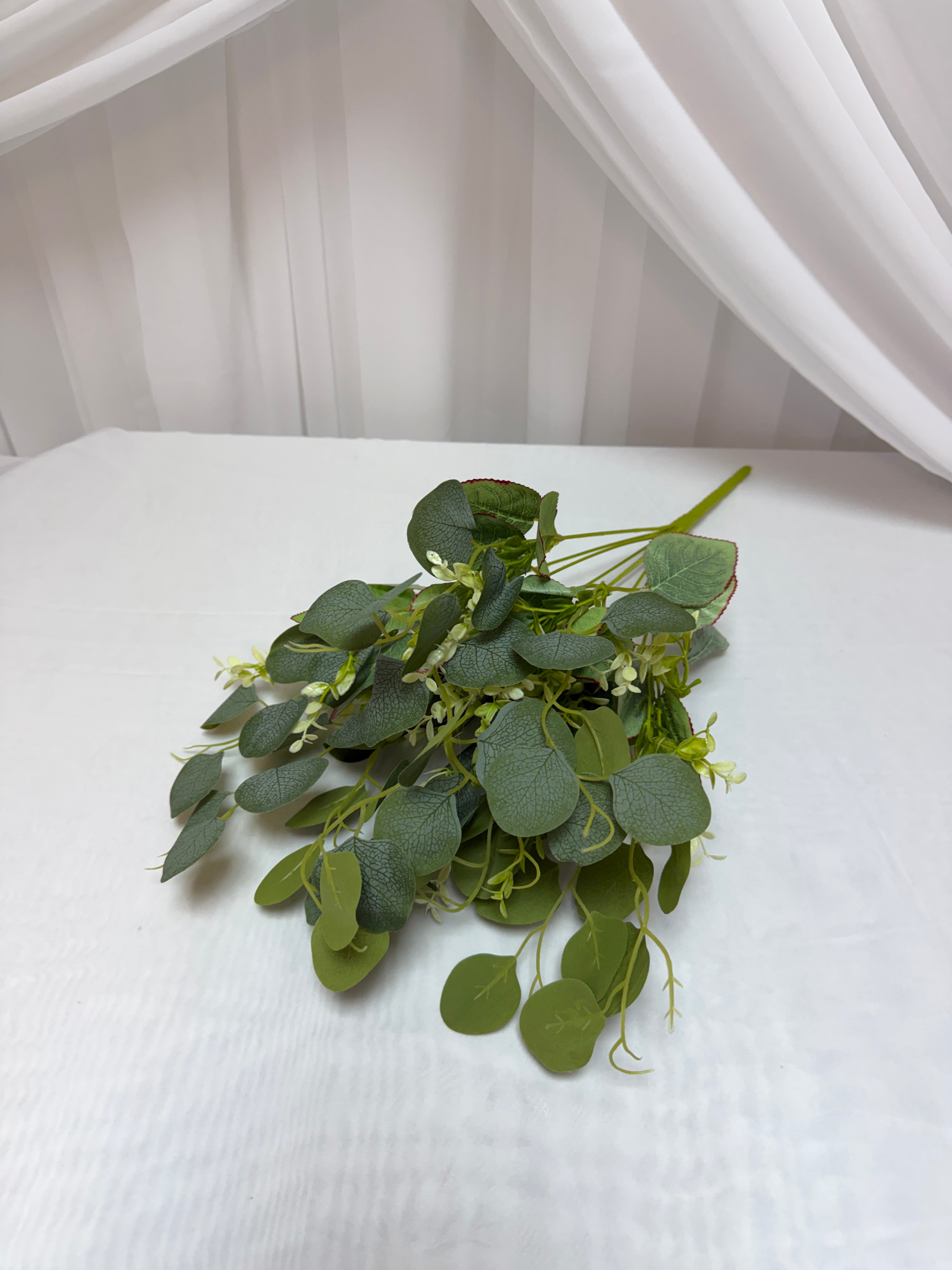 Buchet Frunze Decorativ Eucalipt Cu Verdeata 55cm