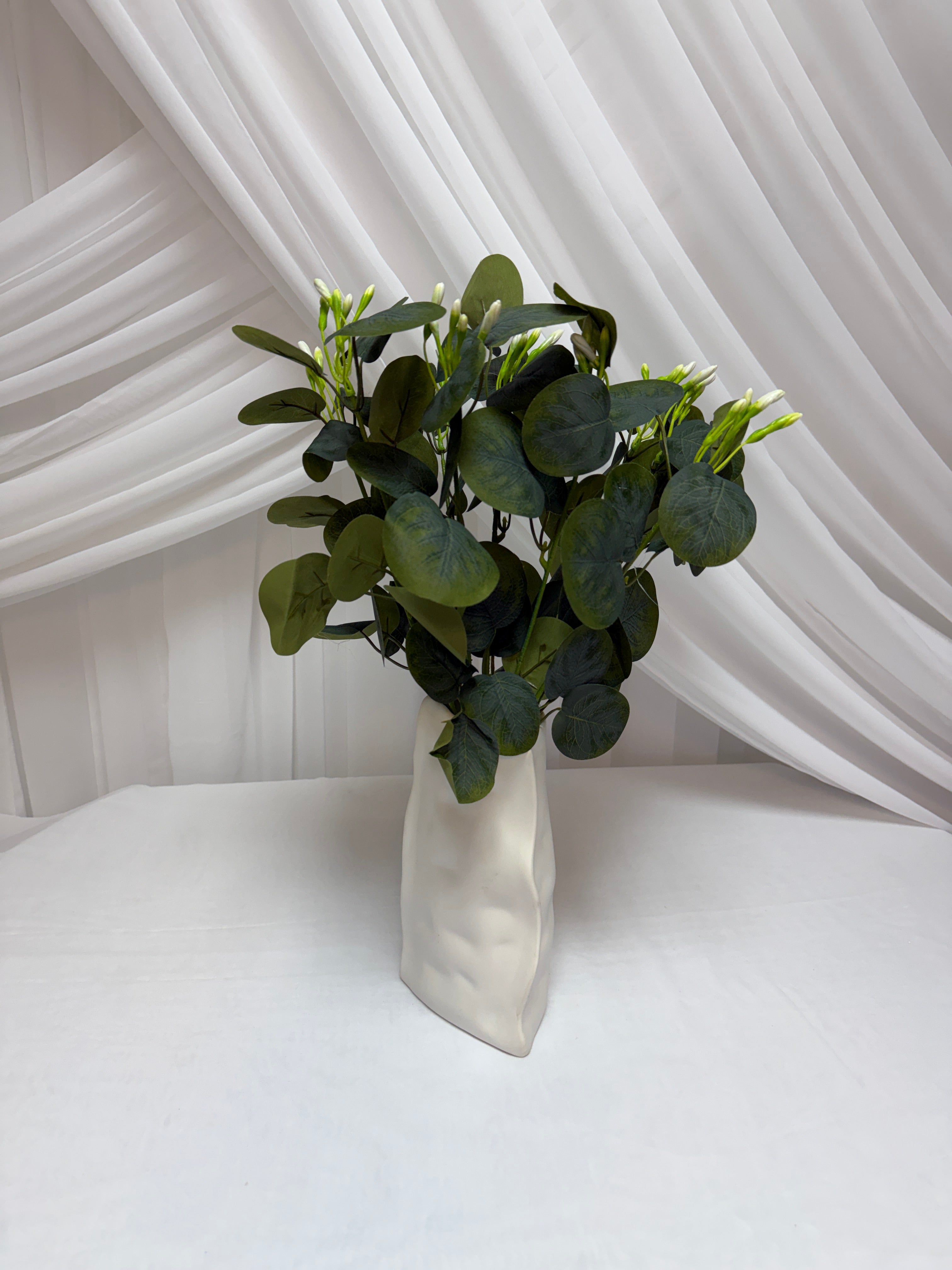 Creanga Frunze Decorative Eucalipt Cu Boboci 323.3