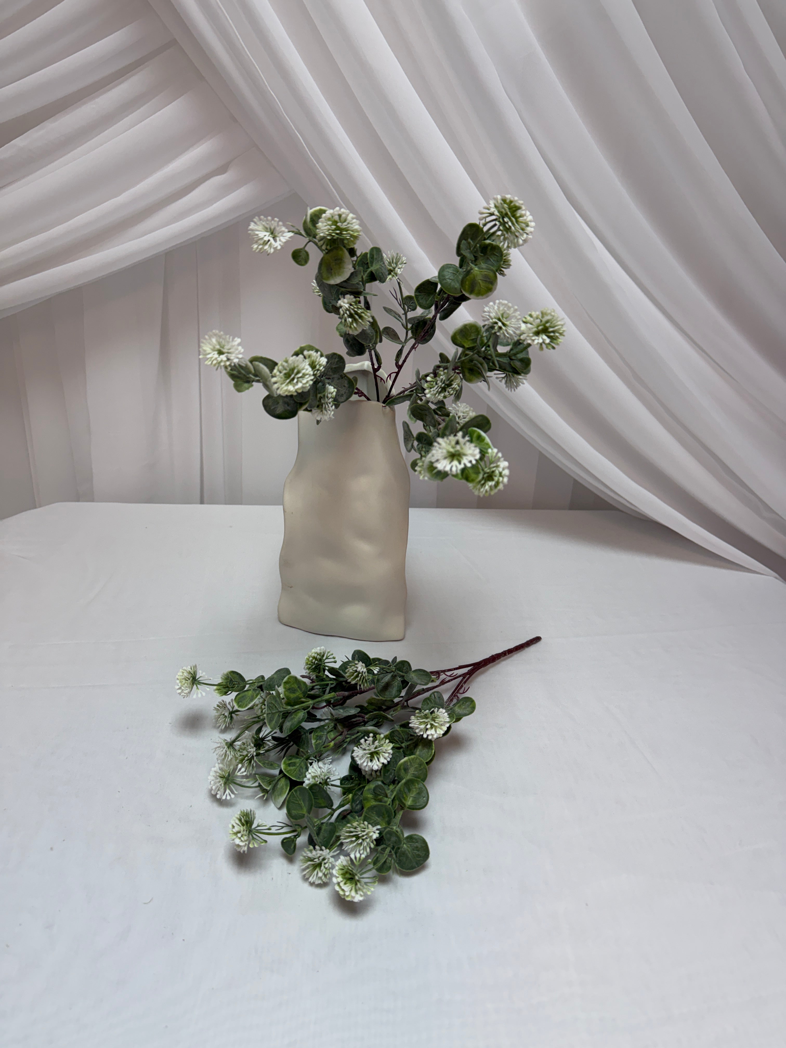 Buchet Bulgarasi Cu Frunze Eucalipt Alb 2/set