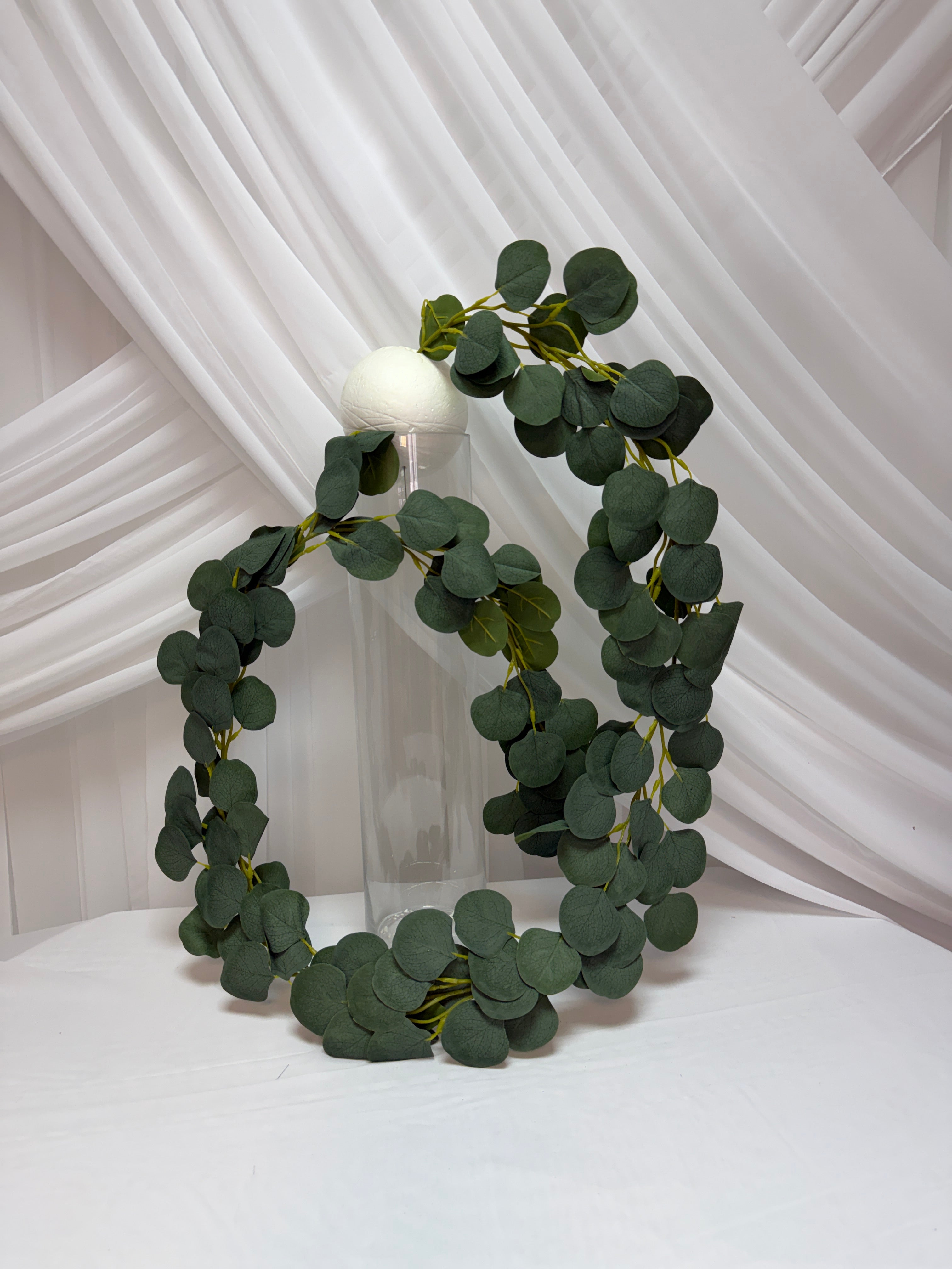 Ghirlanda Frunze Eucalipt Verde