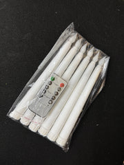 Lumanari Din Plastic 6/set 2cm/21cm Cu Telecomanda Alb